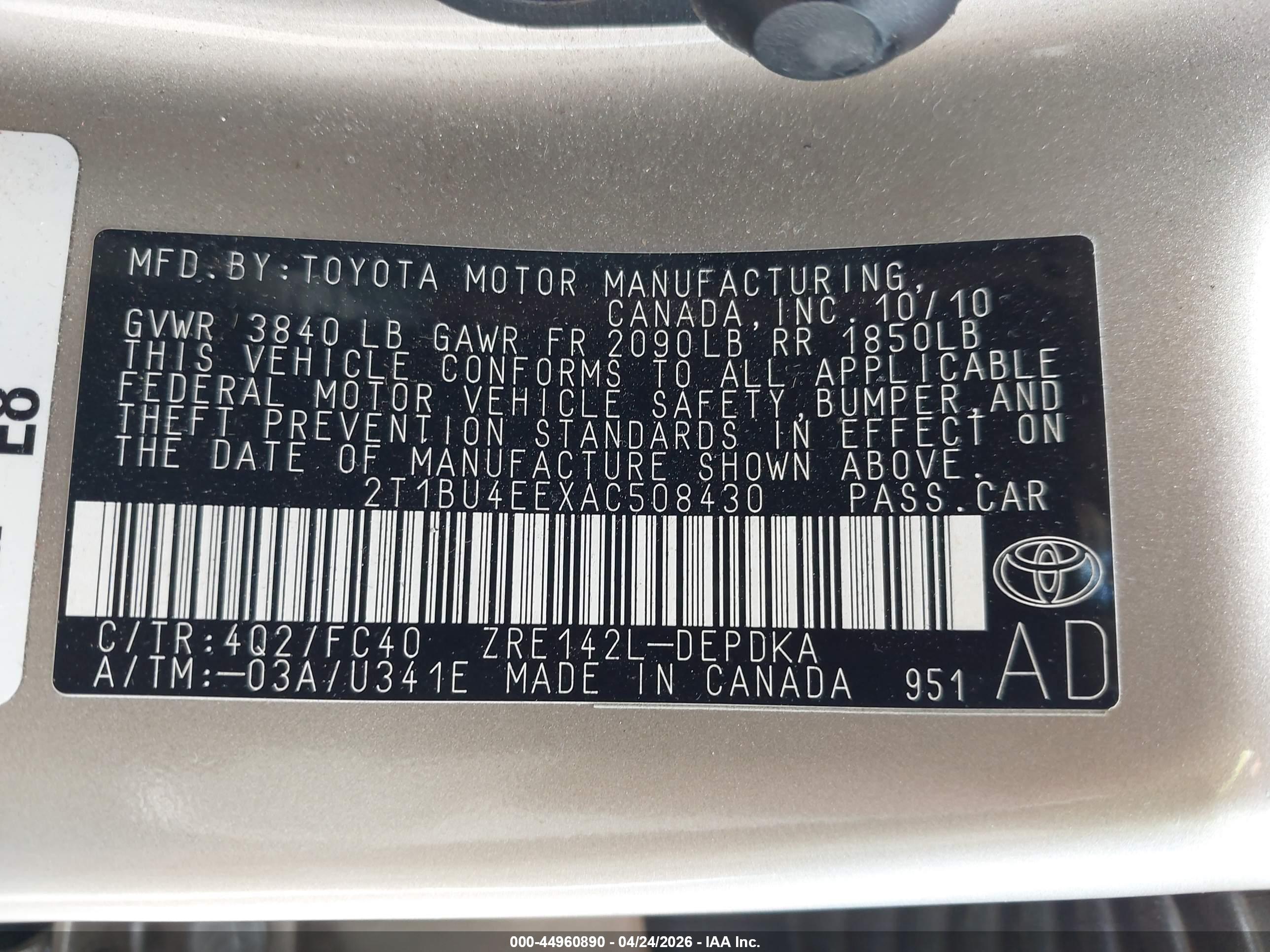 TOYOTA COROLLA image 9