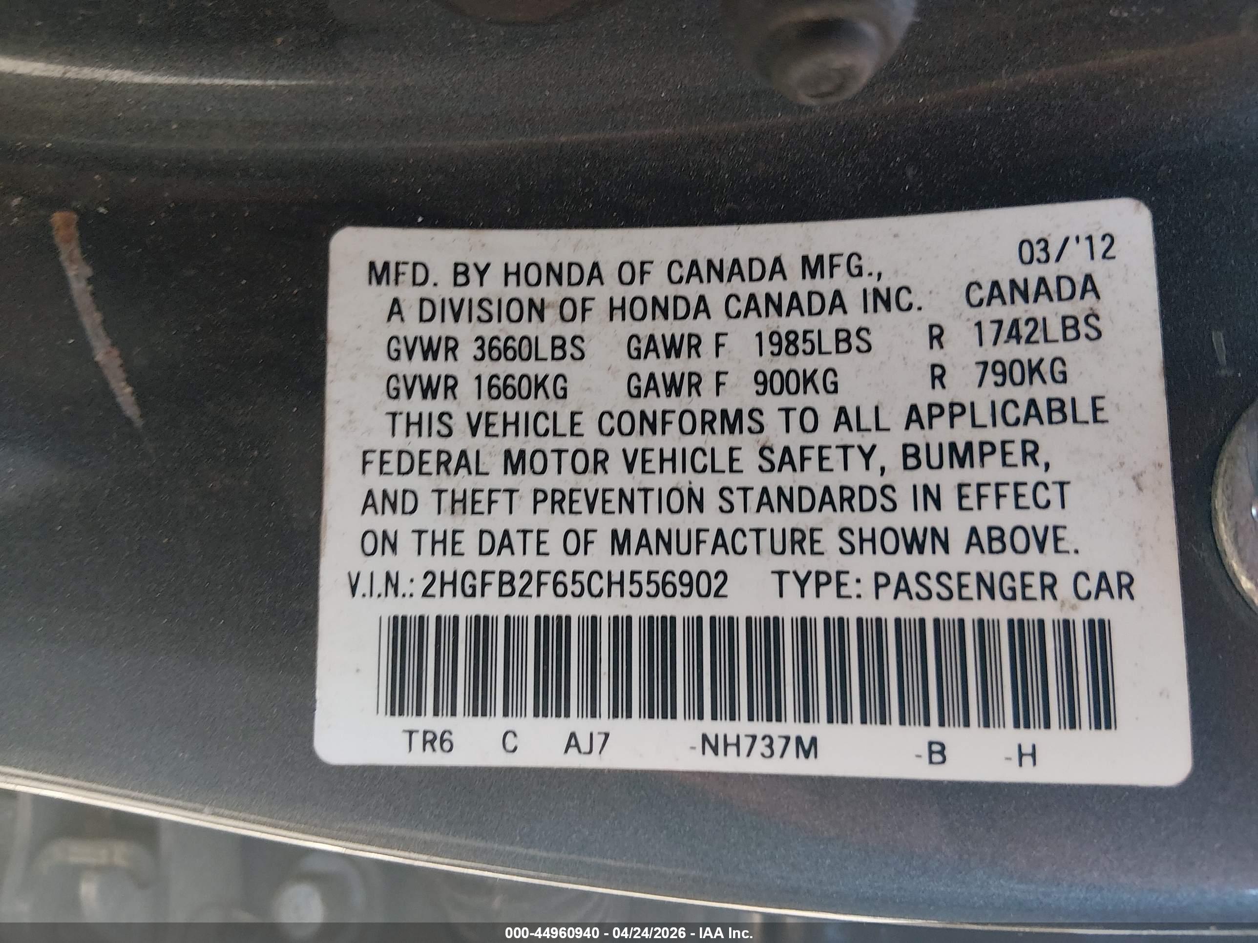 HONDA CIVIC image 9