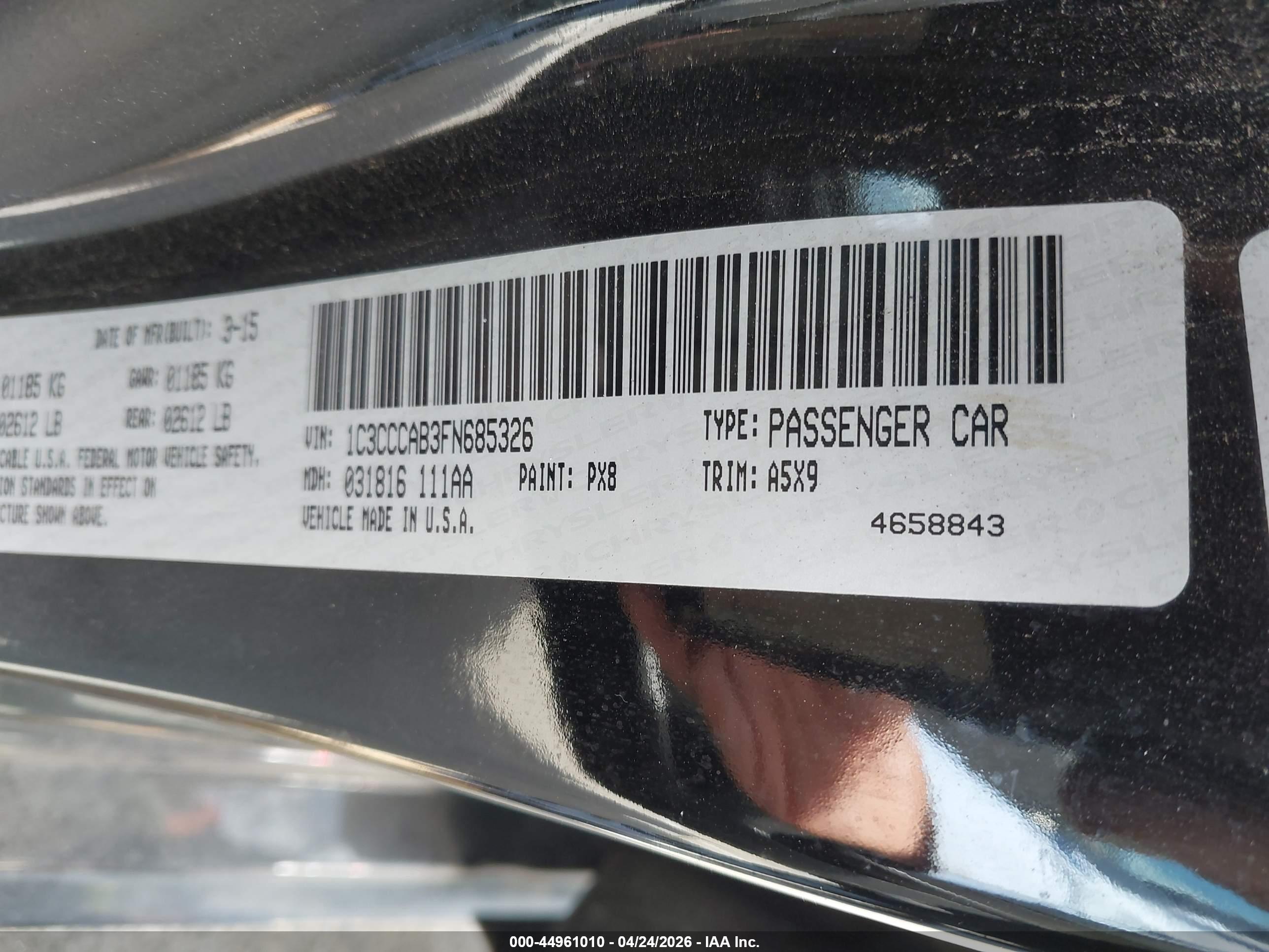 CHRYSLER 200 image 9