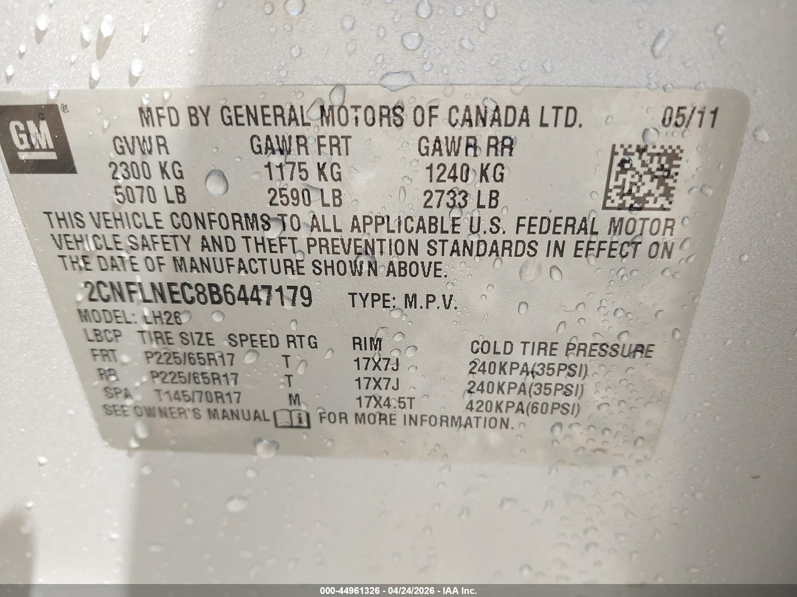 CHEVROLET EQUINOX image 9