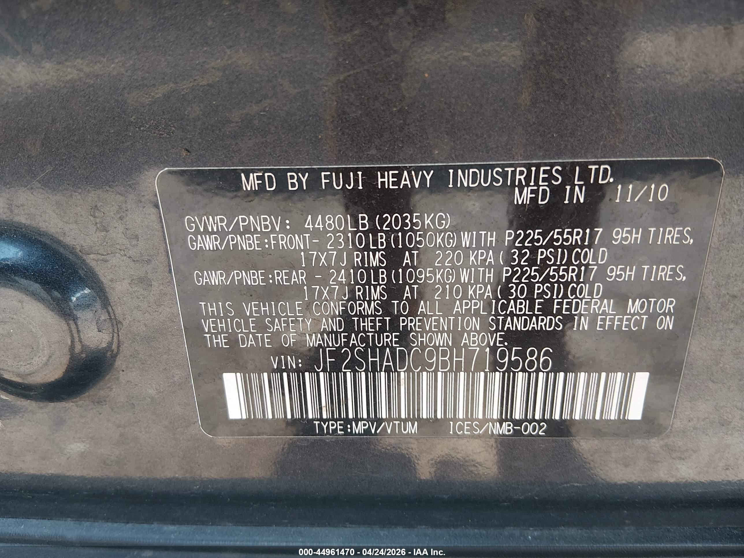 SUBARU FORESTER image 9