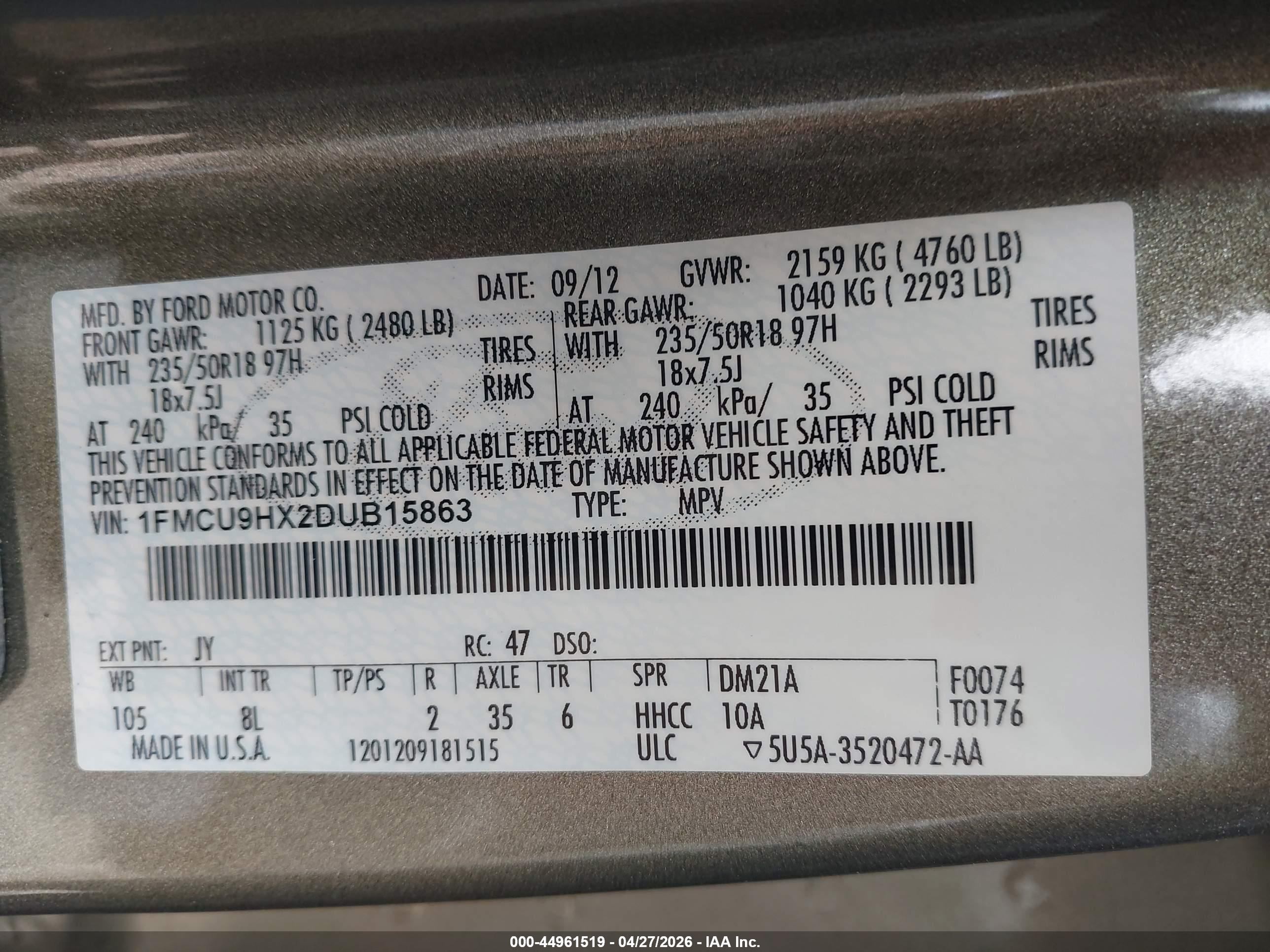 FORD ESCAPE image 9
