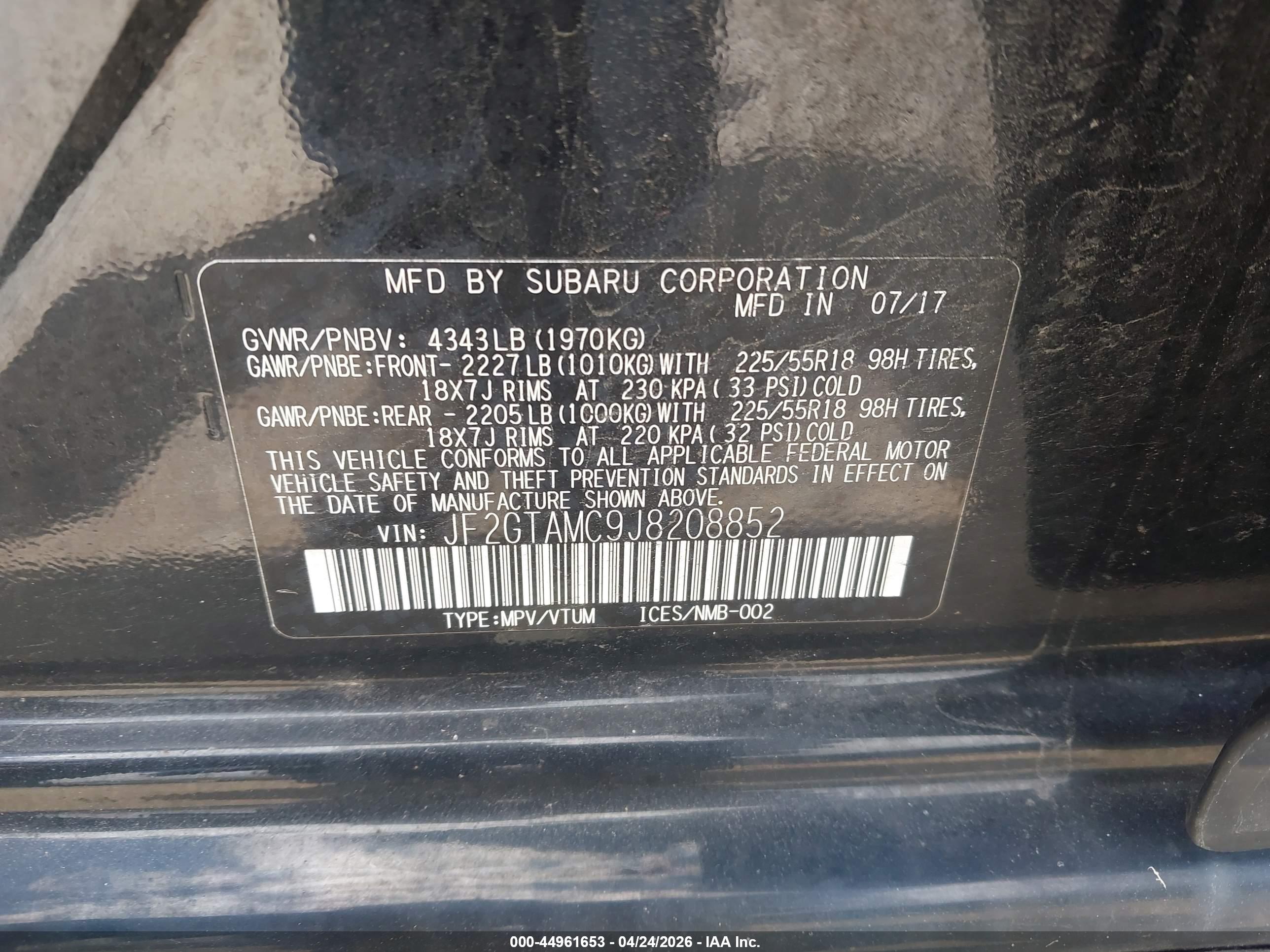 SUBARU CROSSTREK image 9