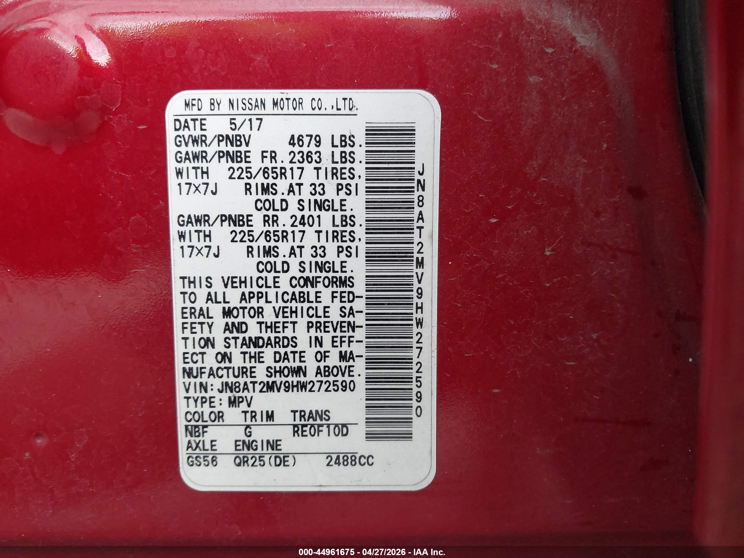 NISSAN ROGUE image 9