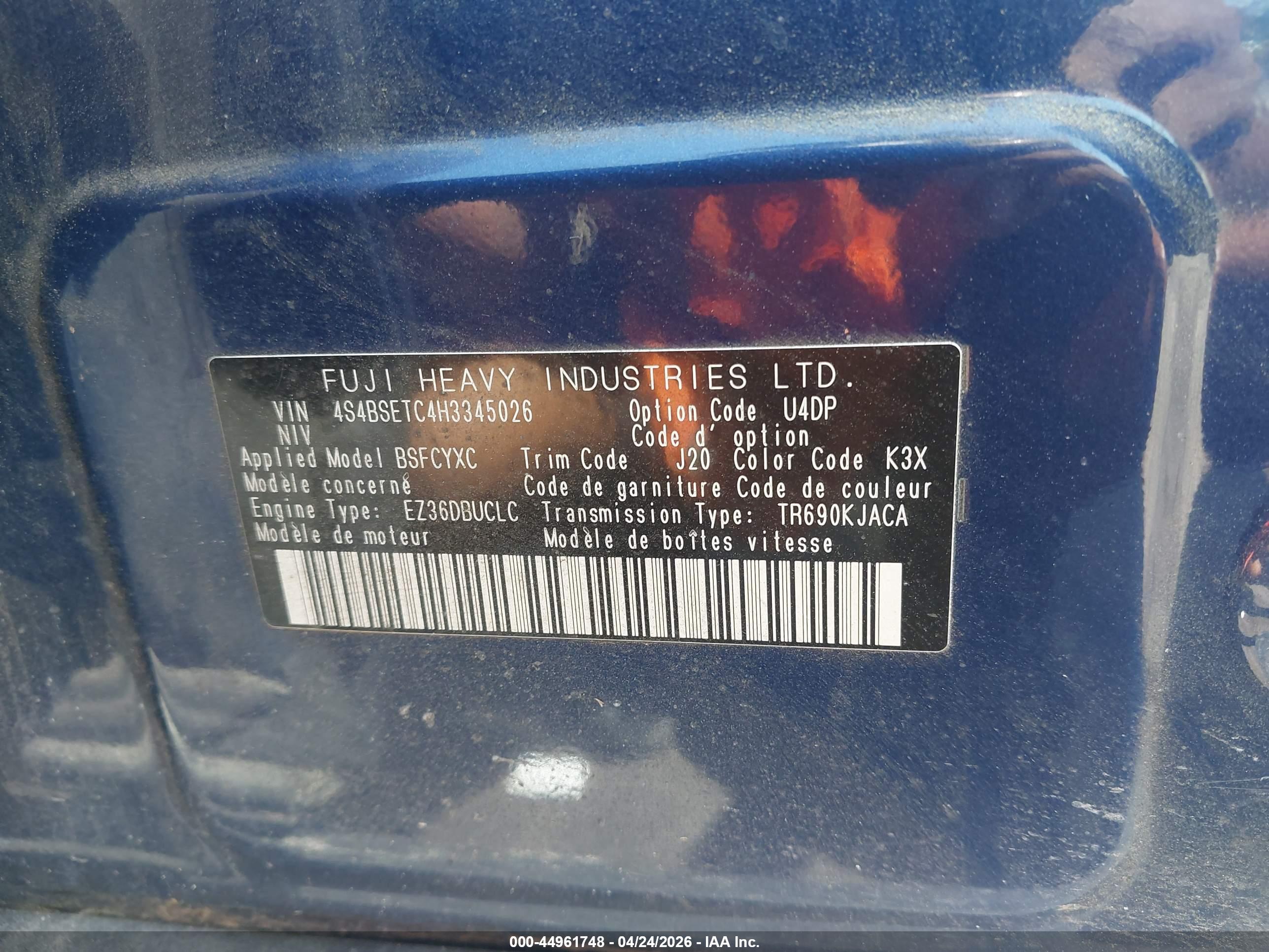 SUBARU OUTBACK image 9