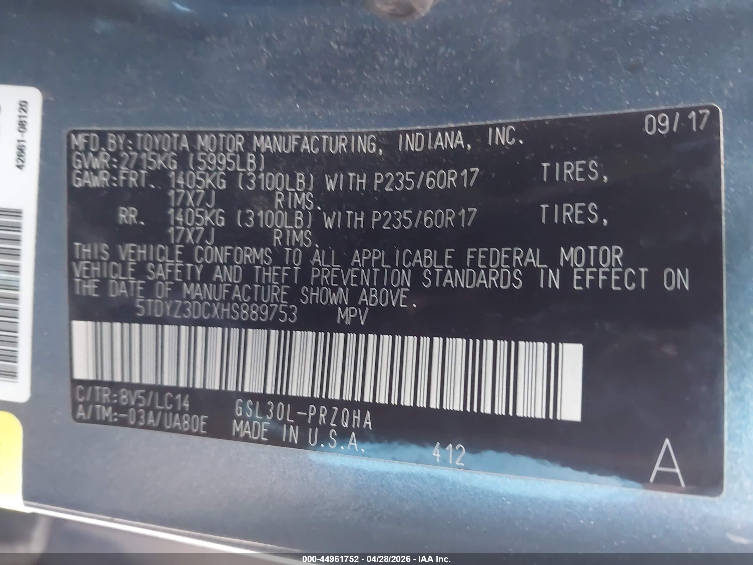 TOYOTA SIENNA image 9