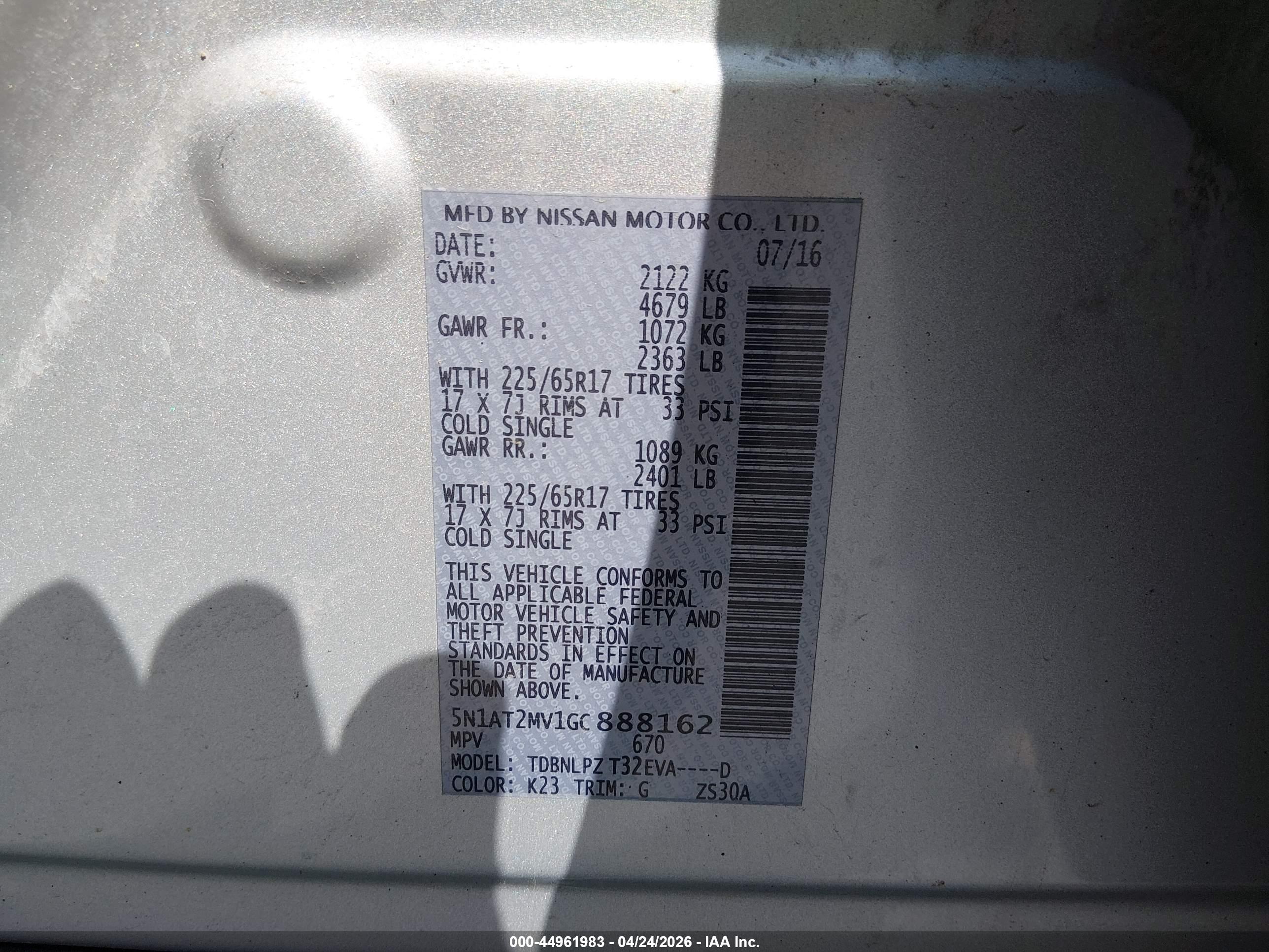 NISSAN ROGUE image 9
