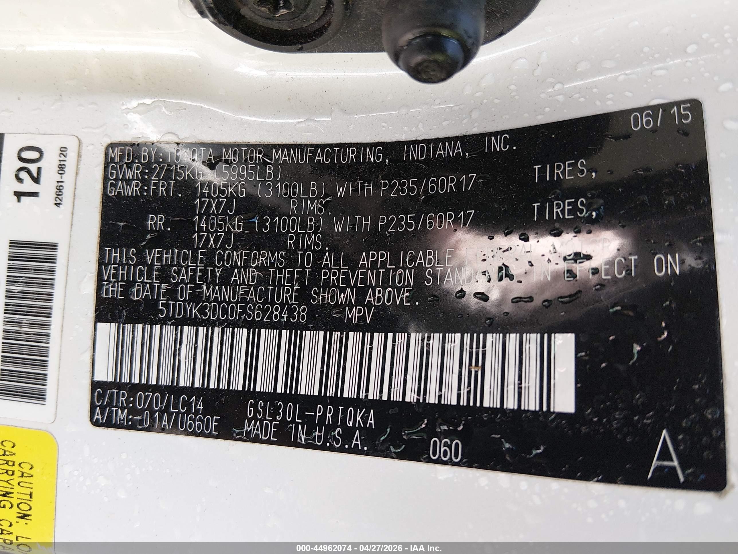 TOYOTA SIENNA image 9