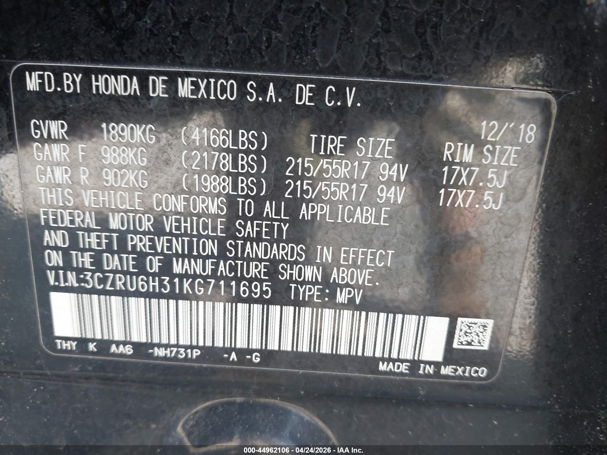 HONDA HR-V image 9