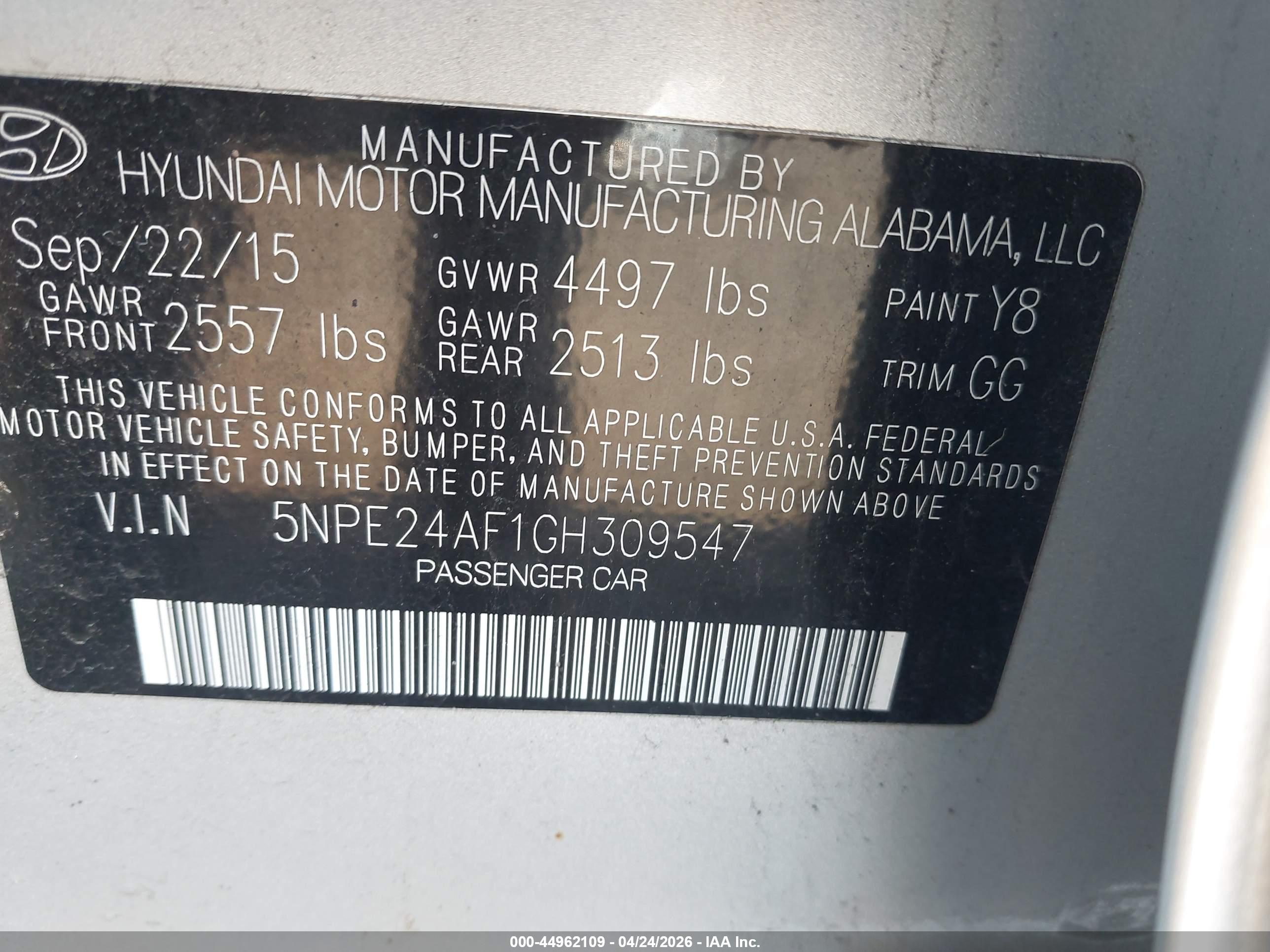 HYUNDAI SONATA image 9