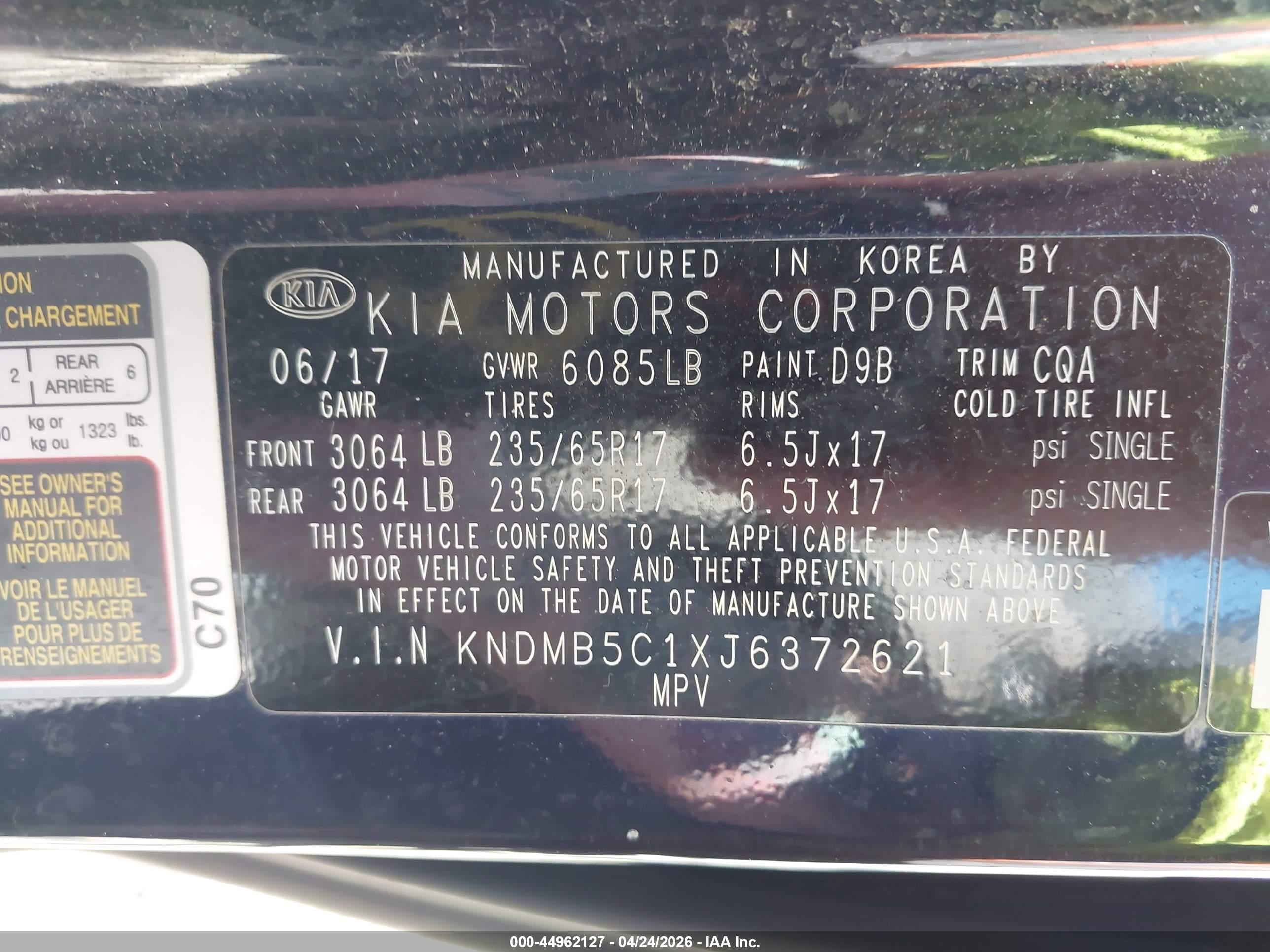 KIA SEDONA image 9