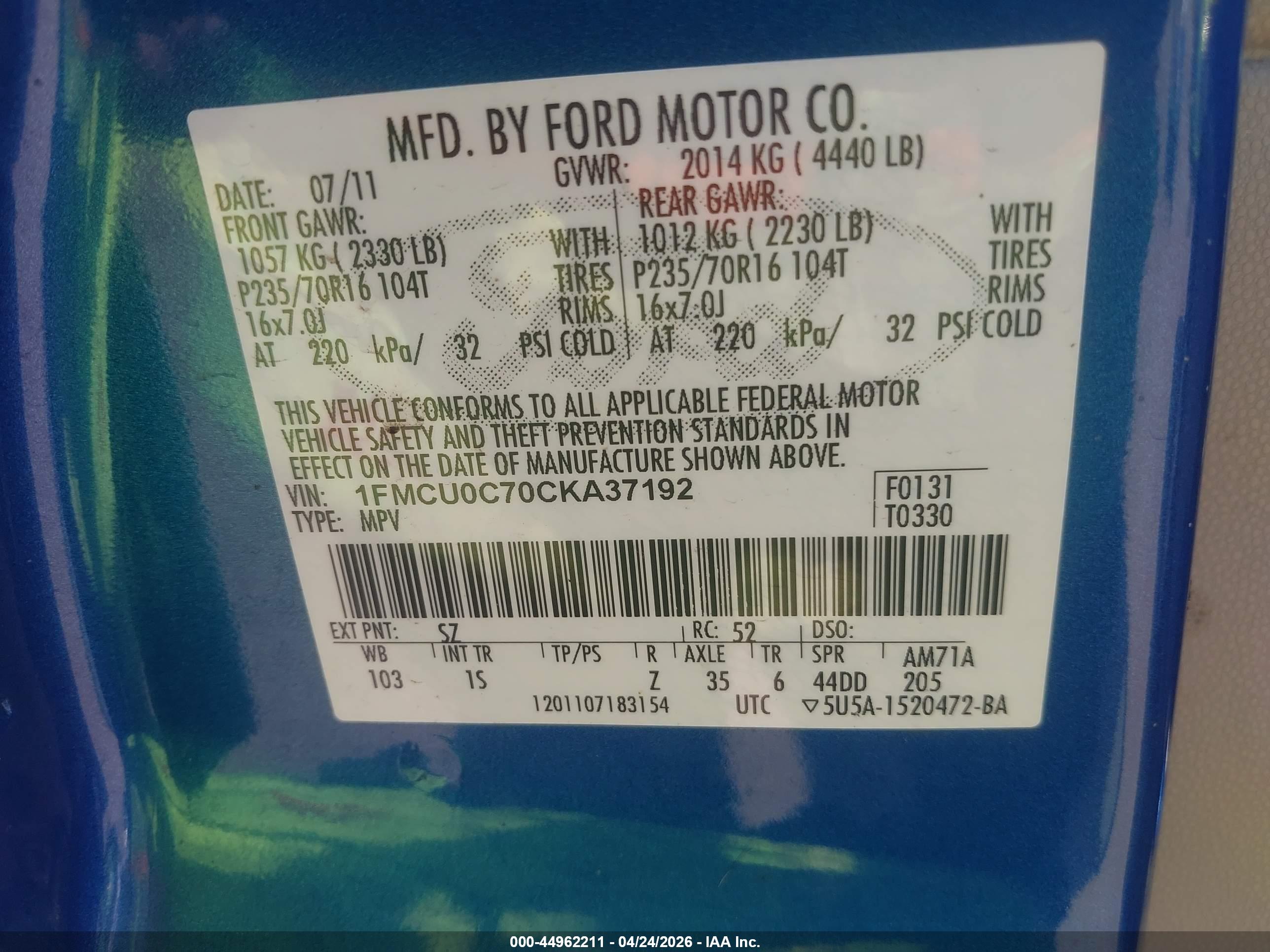 FORD ESCAPE image 9