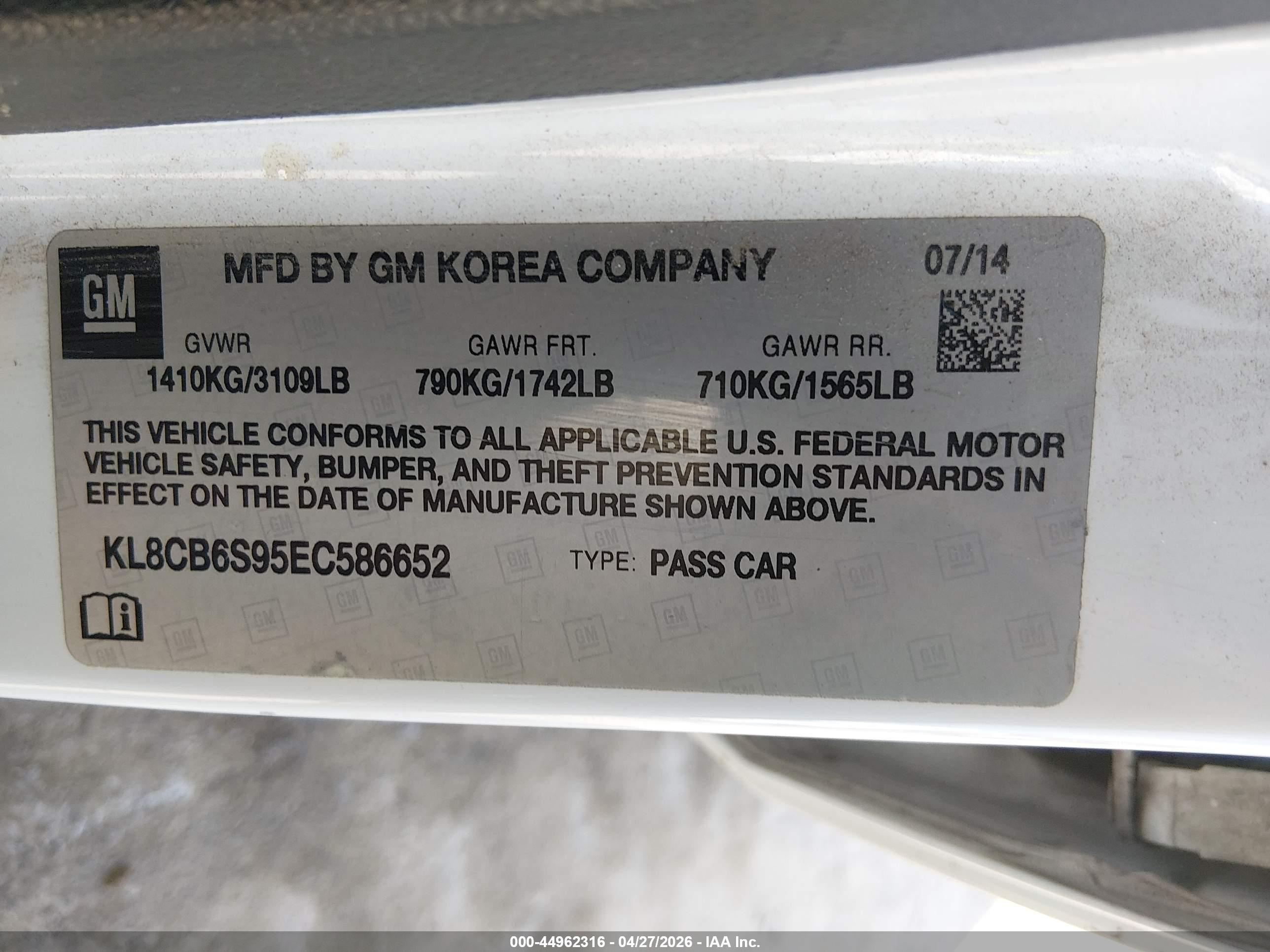 CHEVROLET SPARK image 9