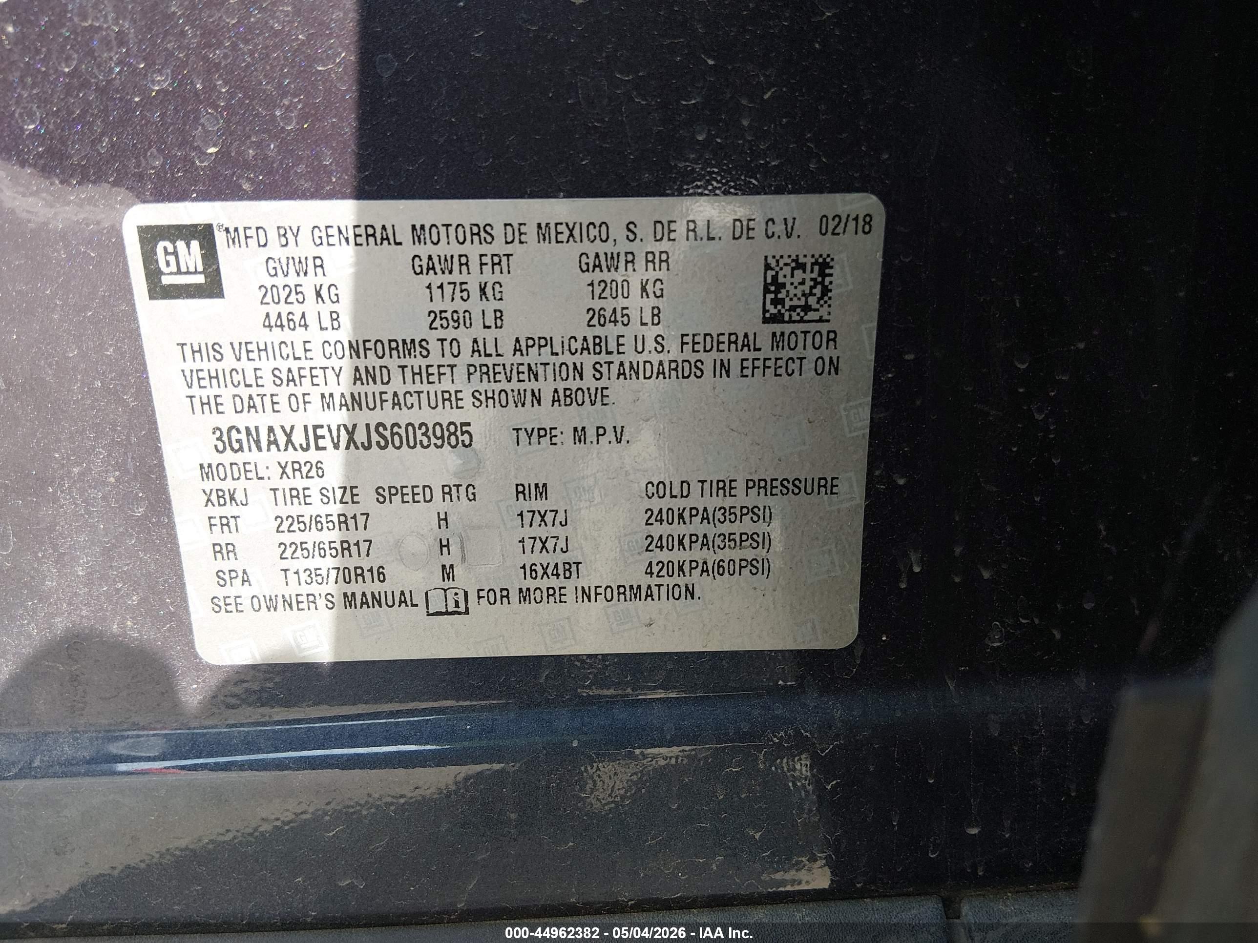 CHEVROLET EQUINOX image 9