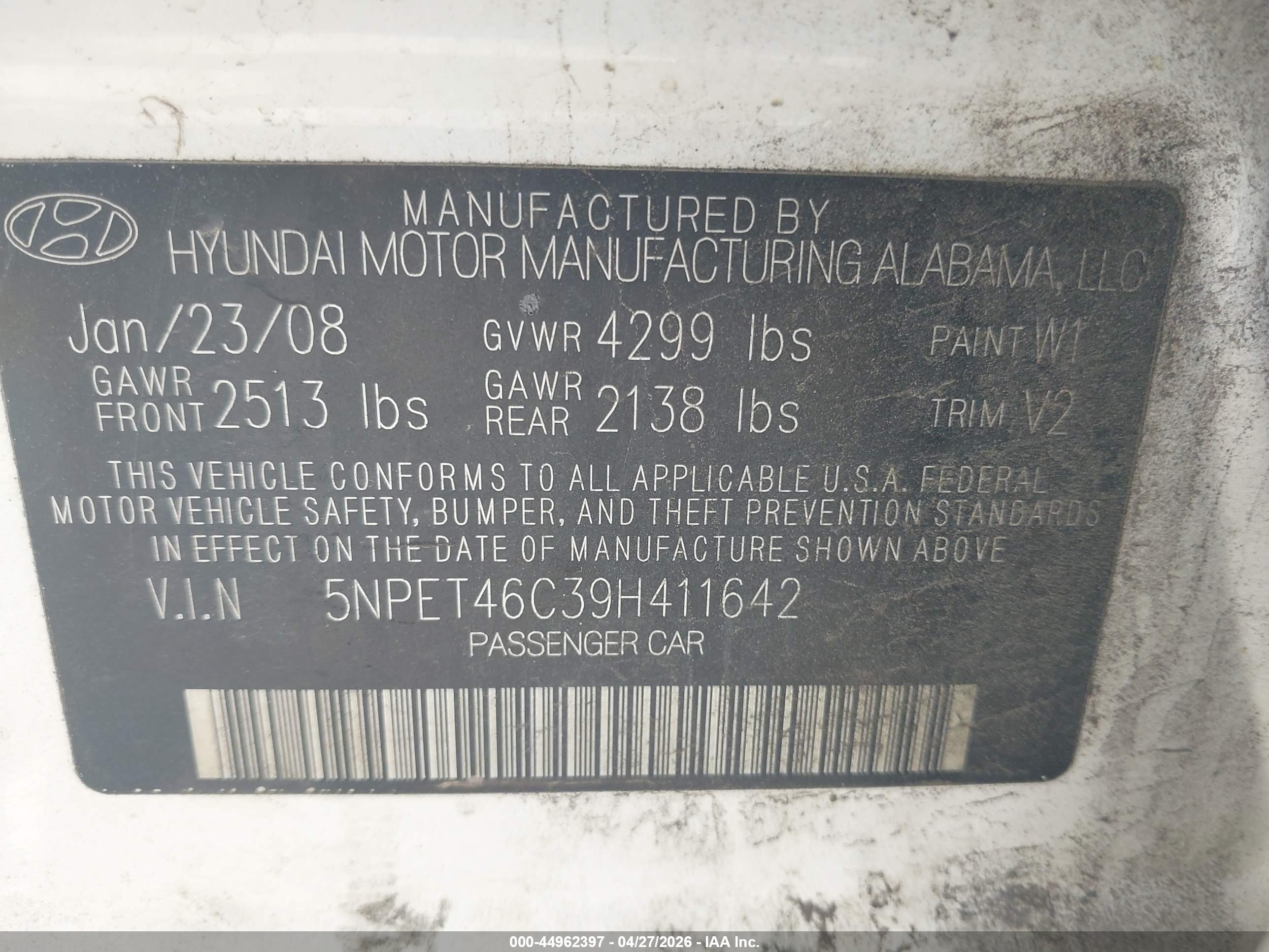 HYUNDAI SONATA image 9