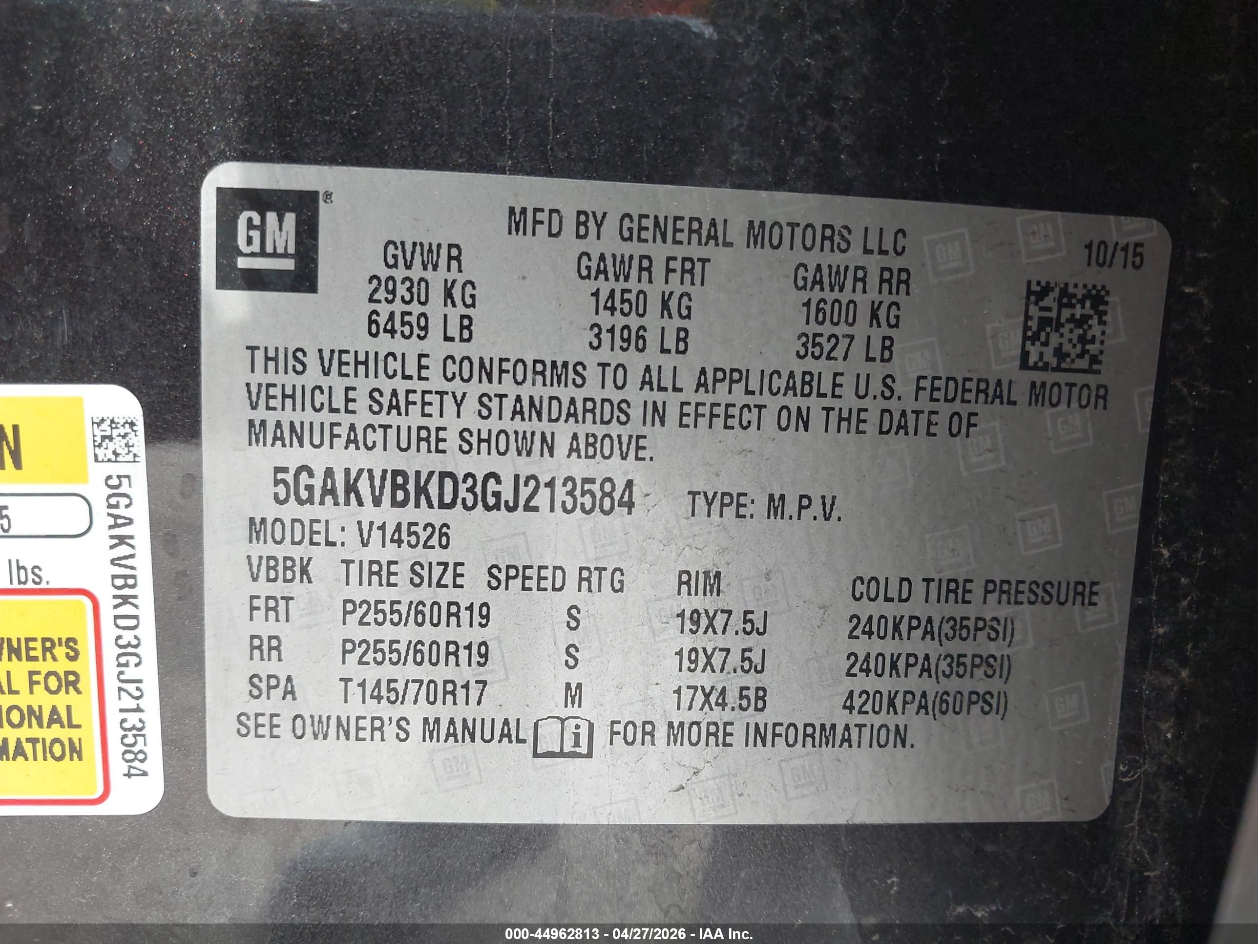 BUICK ENCLAVE image 9