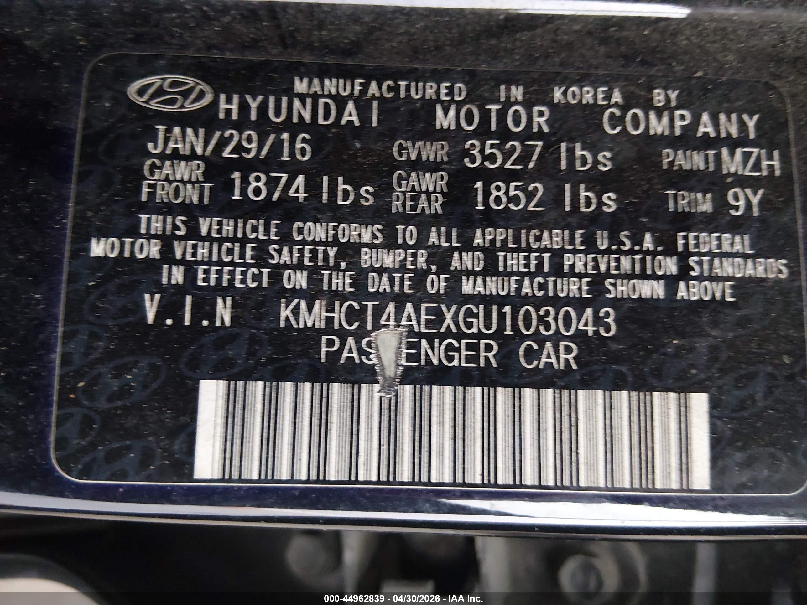 HYUNDAI ACCENT image 9