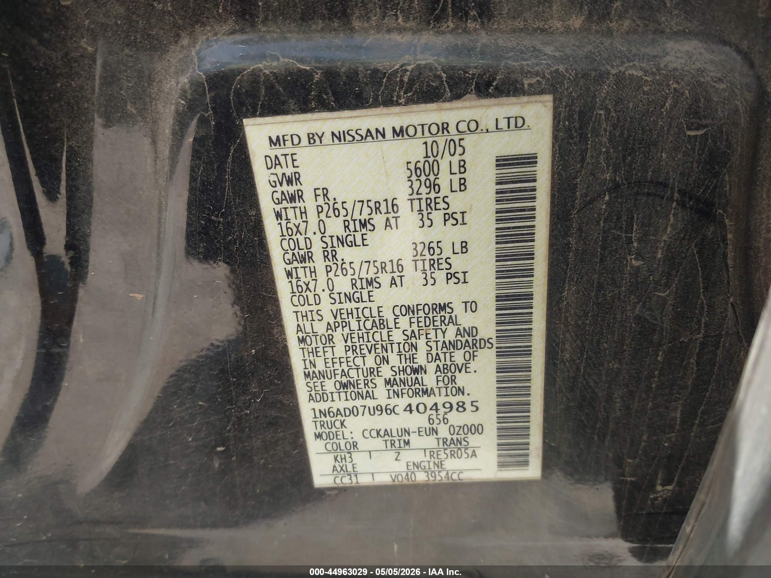 NISSAN FRONTIER image 9