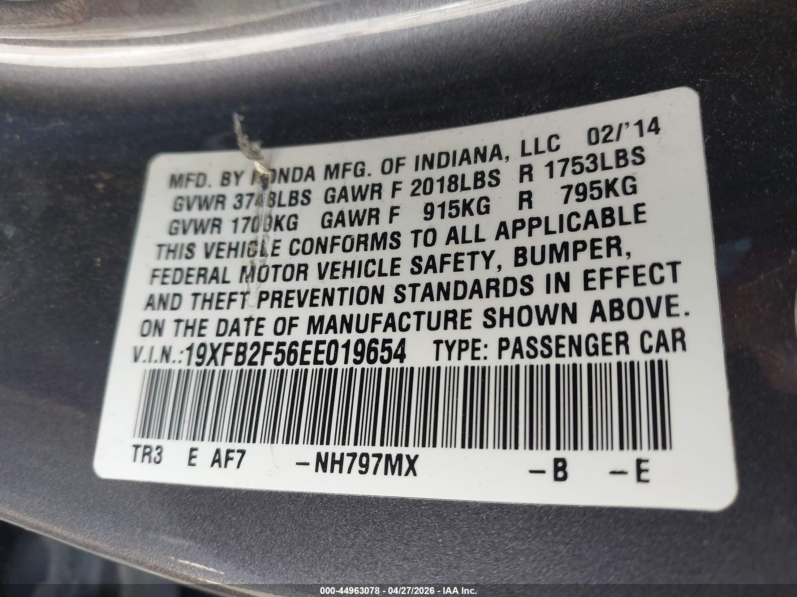 HONDA CIVIC image 9