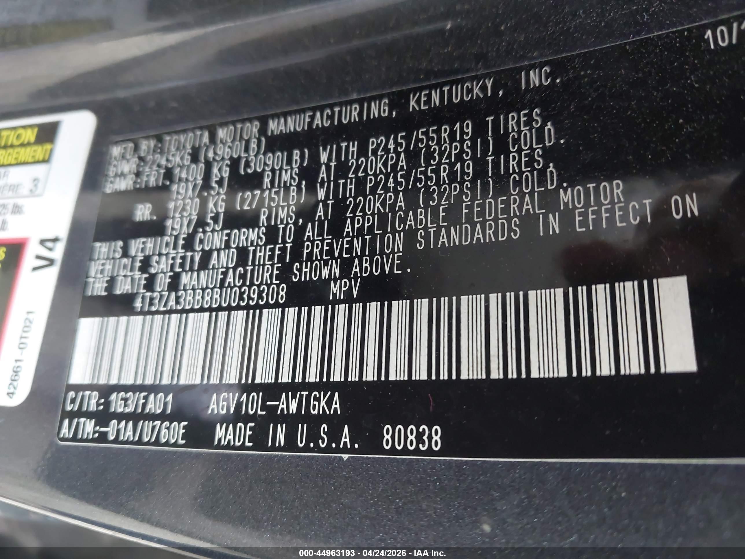TOYOTA VENZA image 9