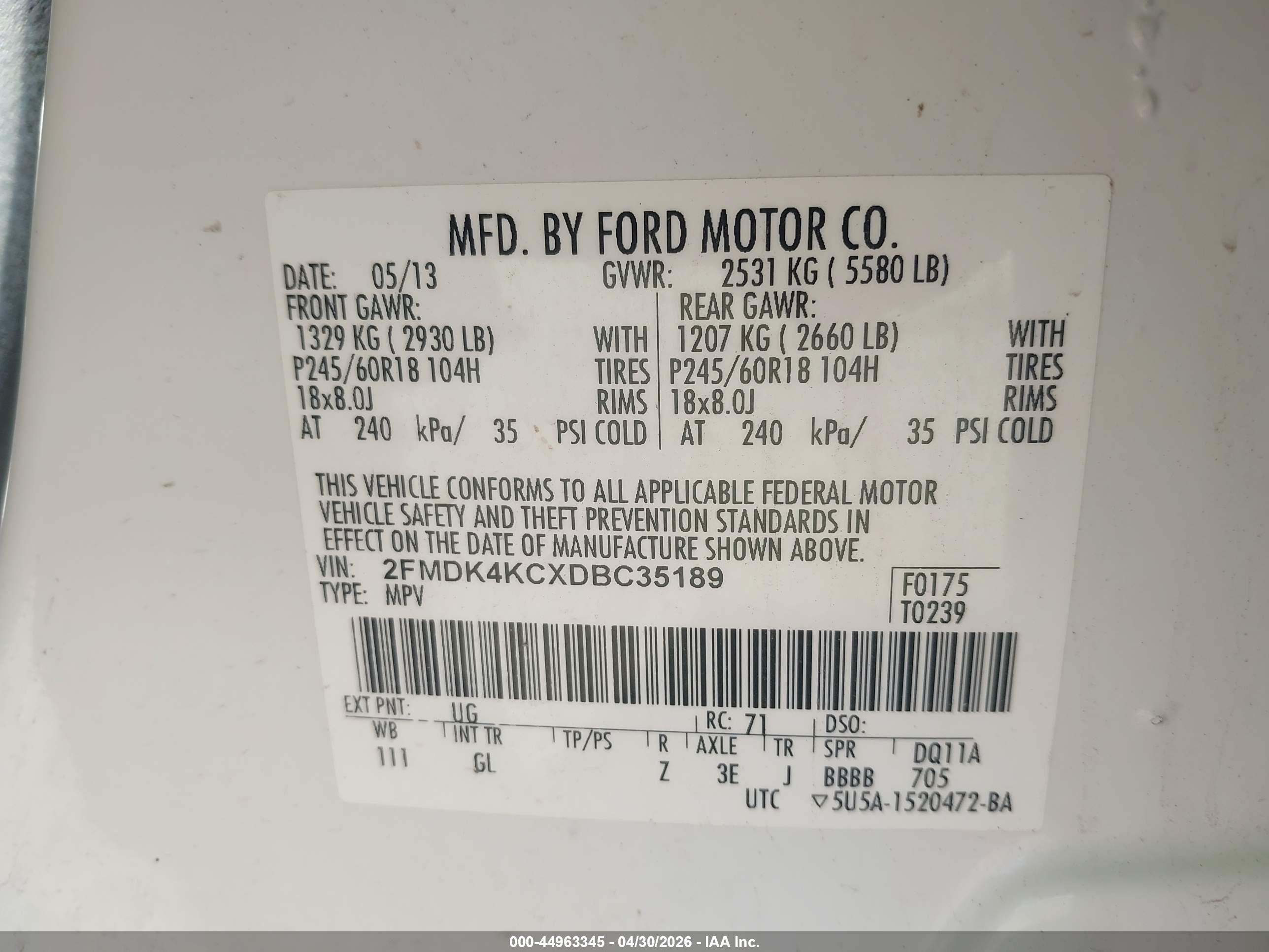 FORD EDGE image 9