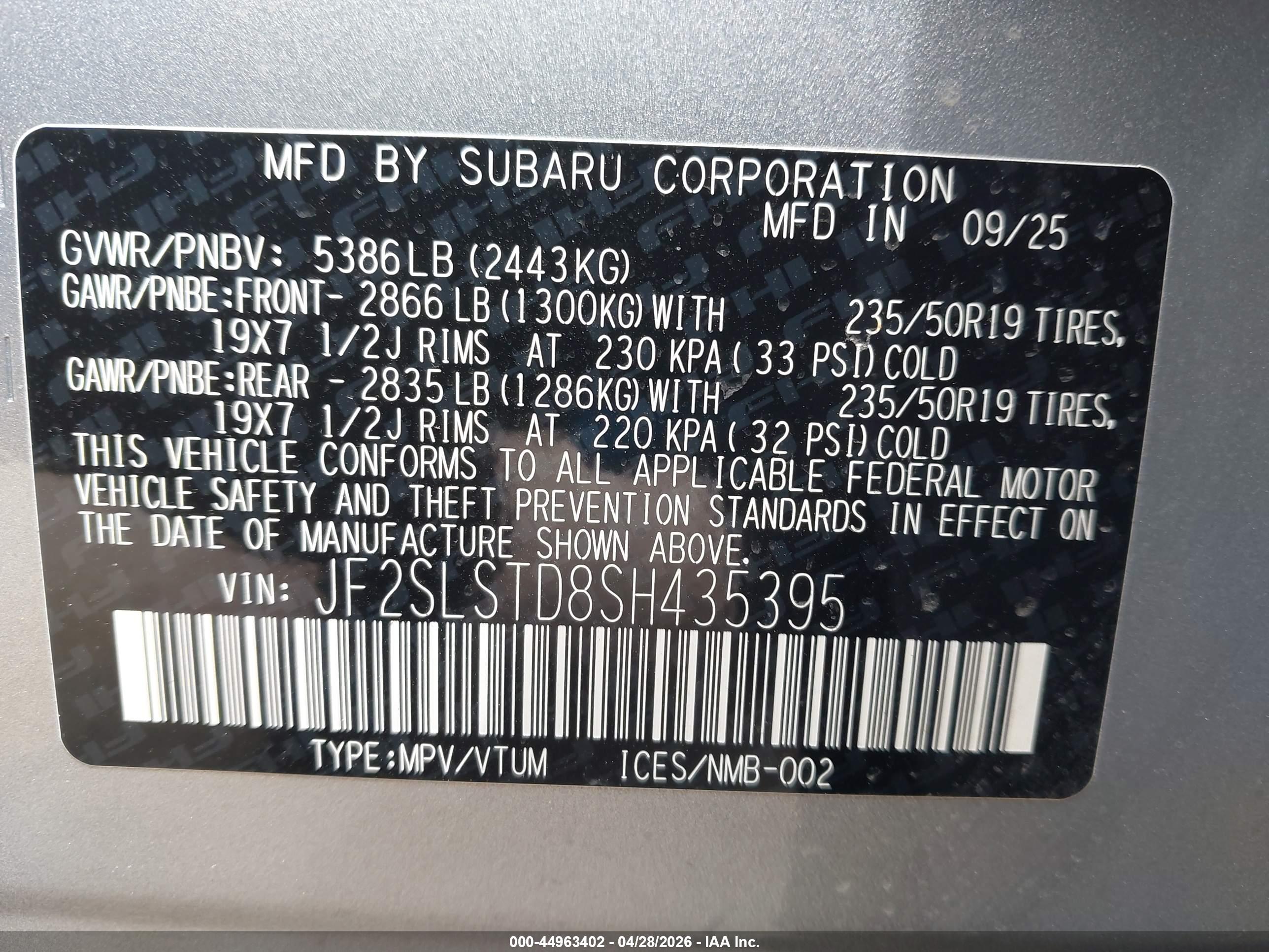 SUBARU FORESTER image 9