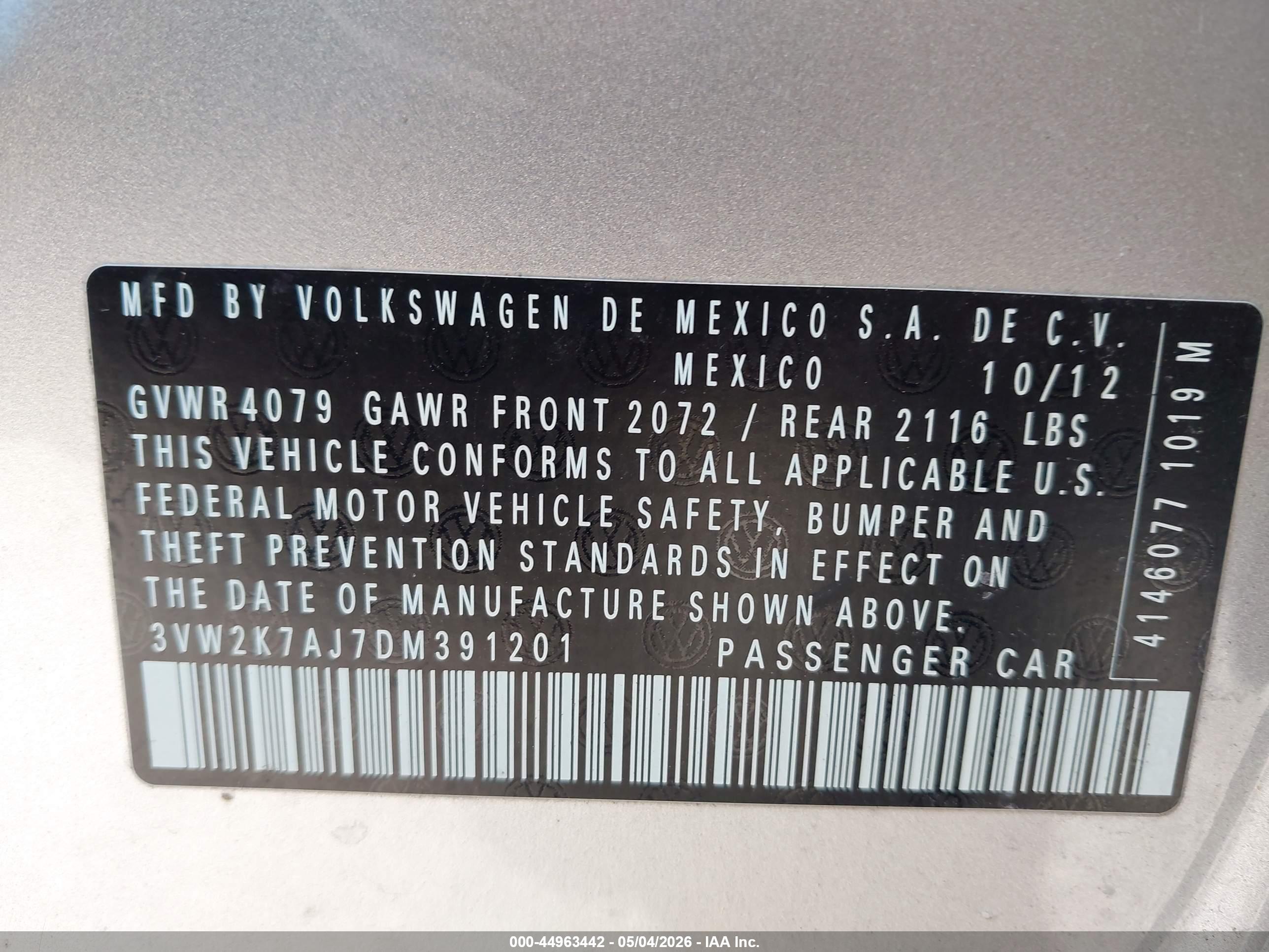 VOLKSWAGEN JETTA image 9