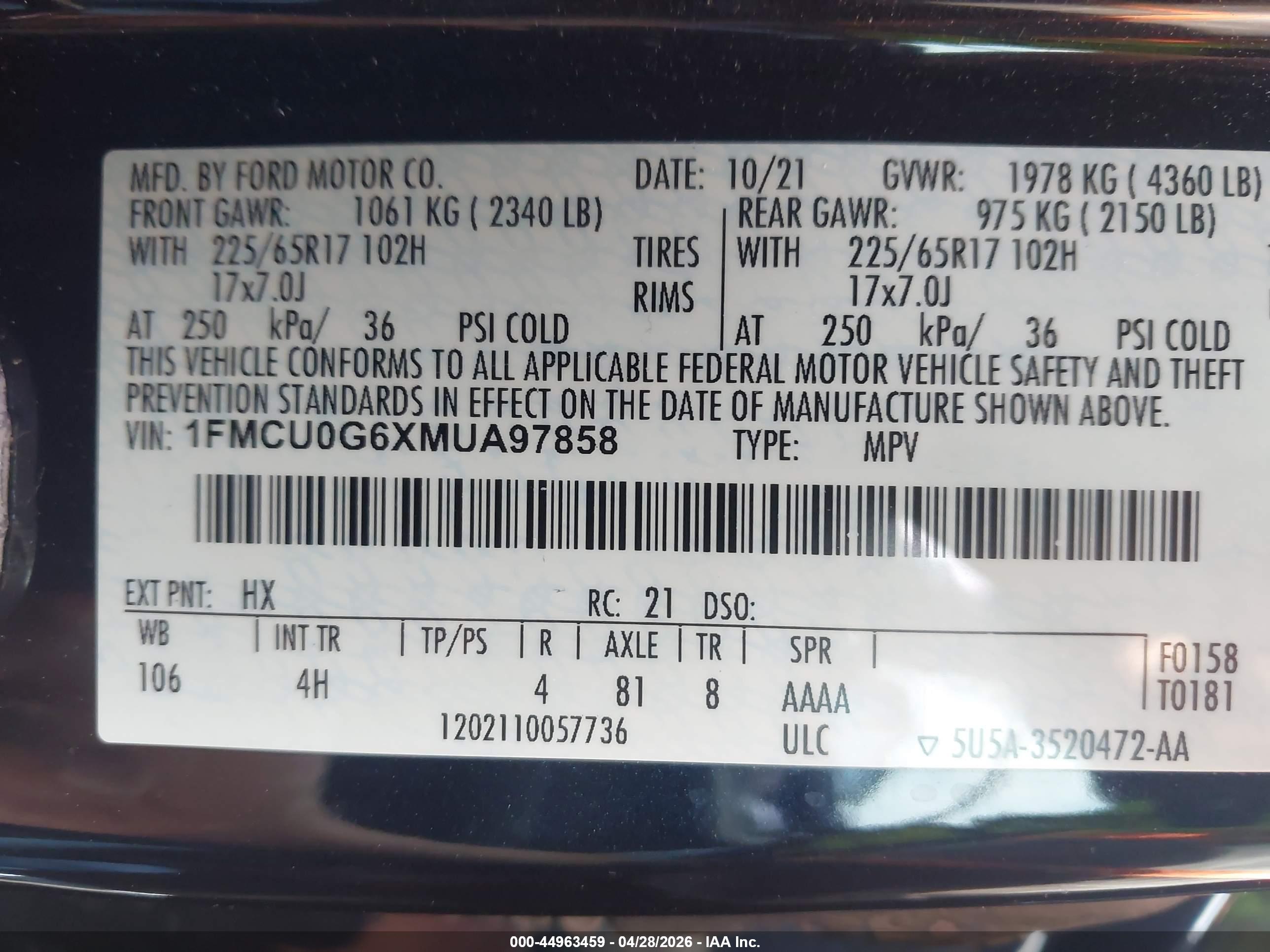 FORD ESCAPE image 9