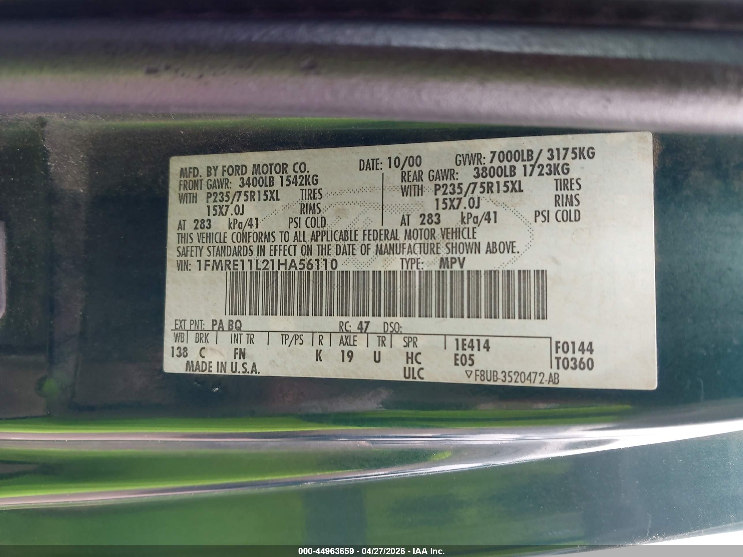 FORD E-150 image 9