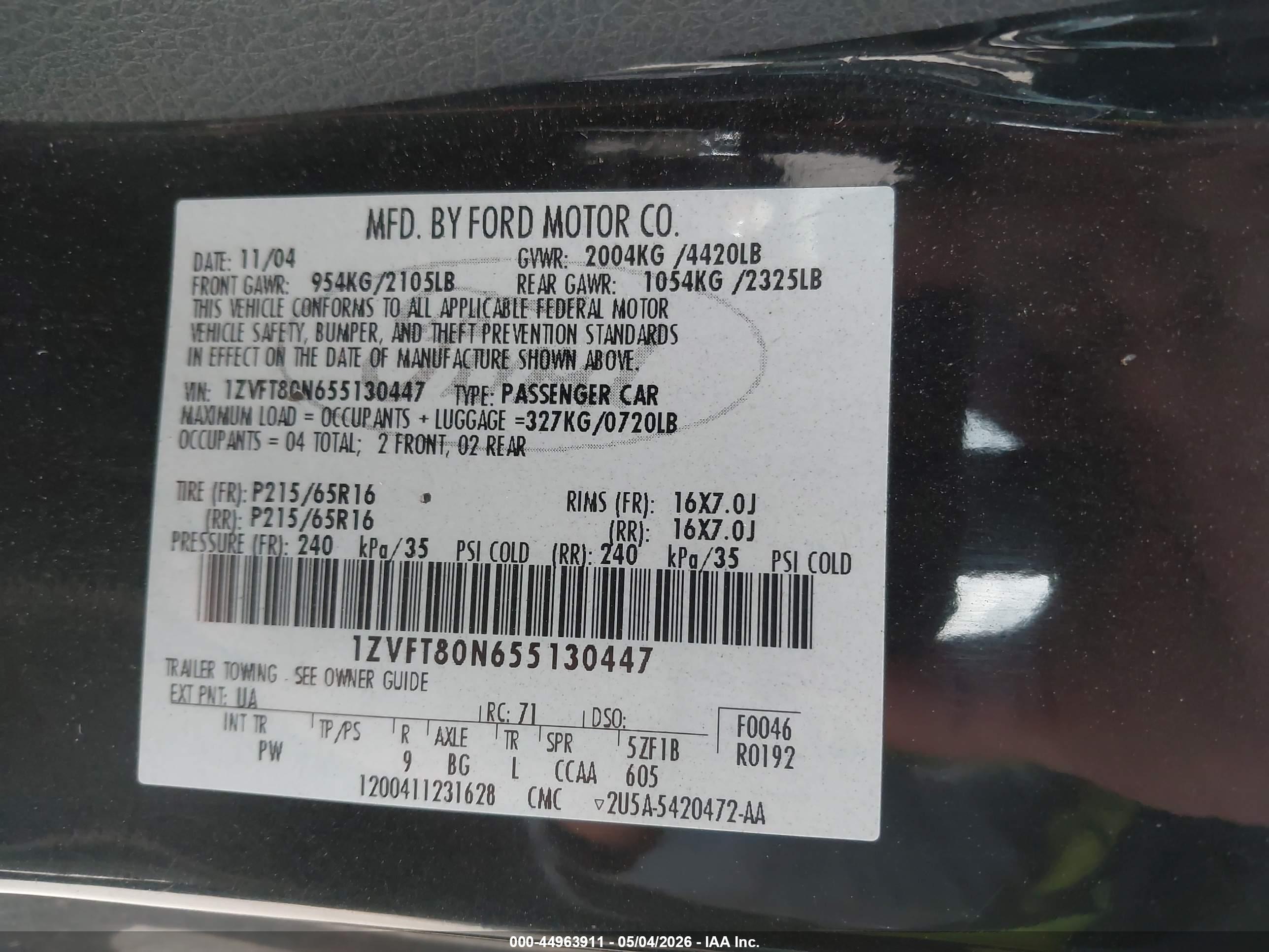 FORD MUSTANG image 9
