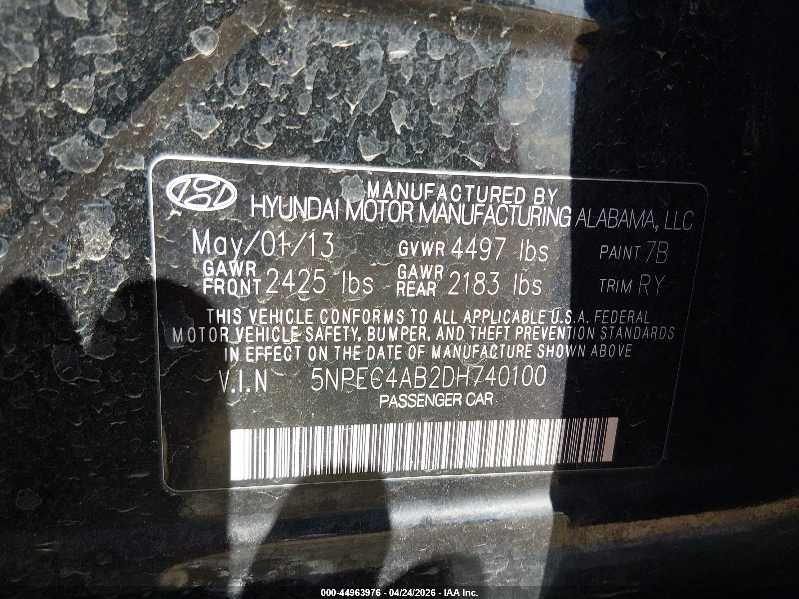 HYUNDAI SONATA image 9