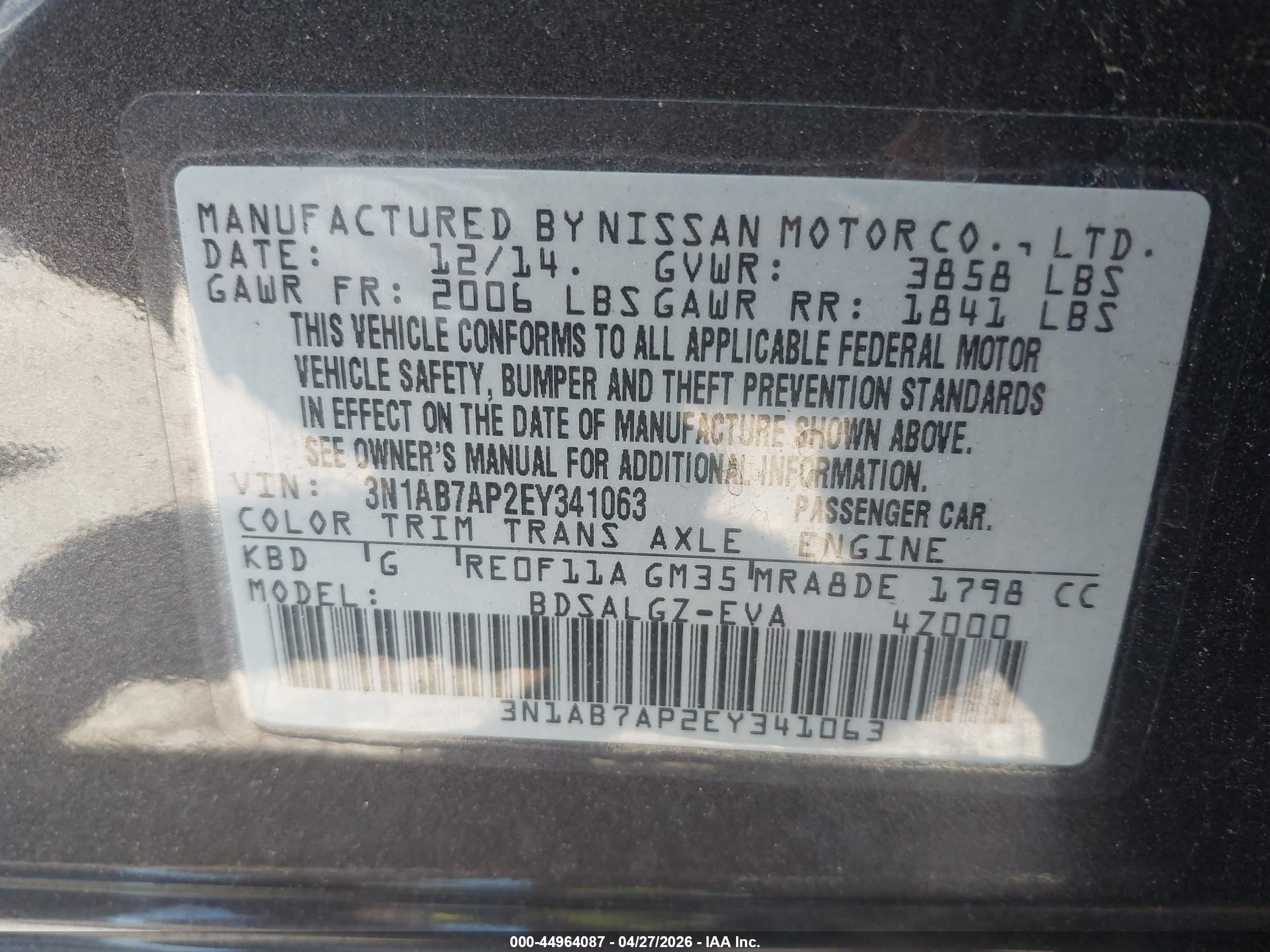 NISSAN SENTRA image 9