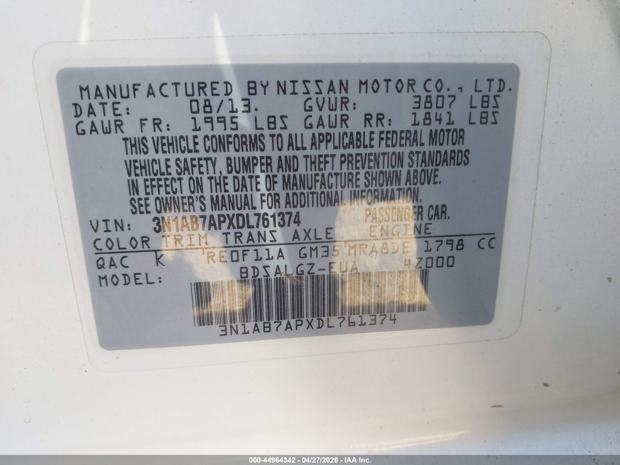 NISSAN SENTRA image 9