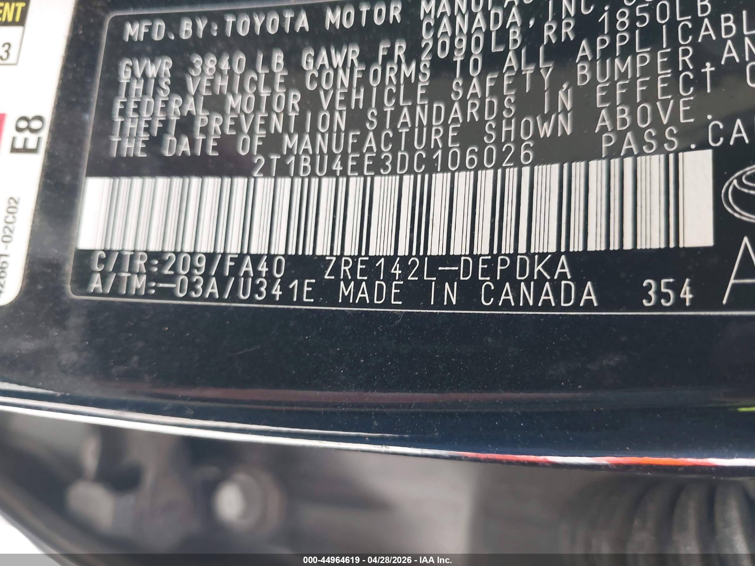 TOYOTA COROLLA image 9