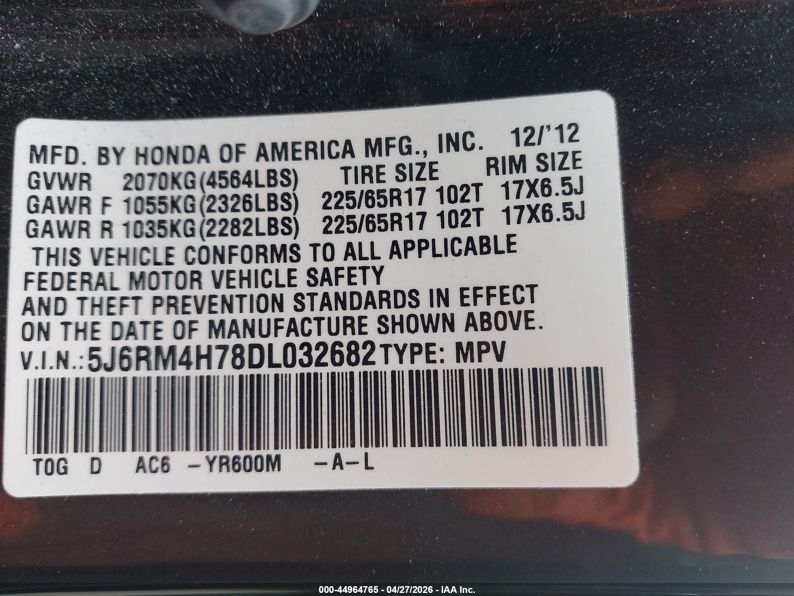 HONDA CR-V image 9