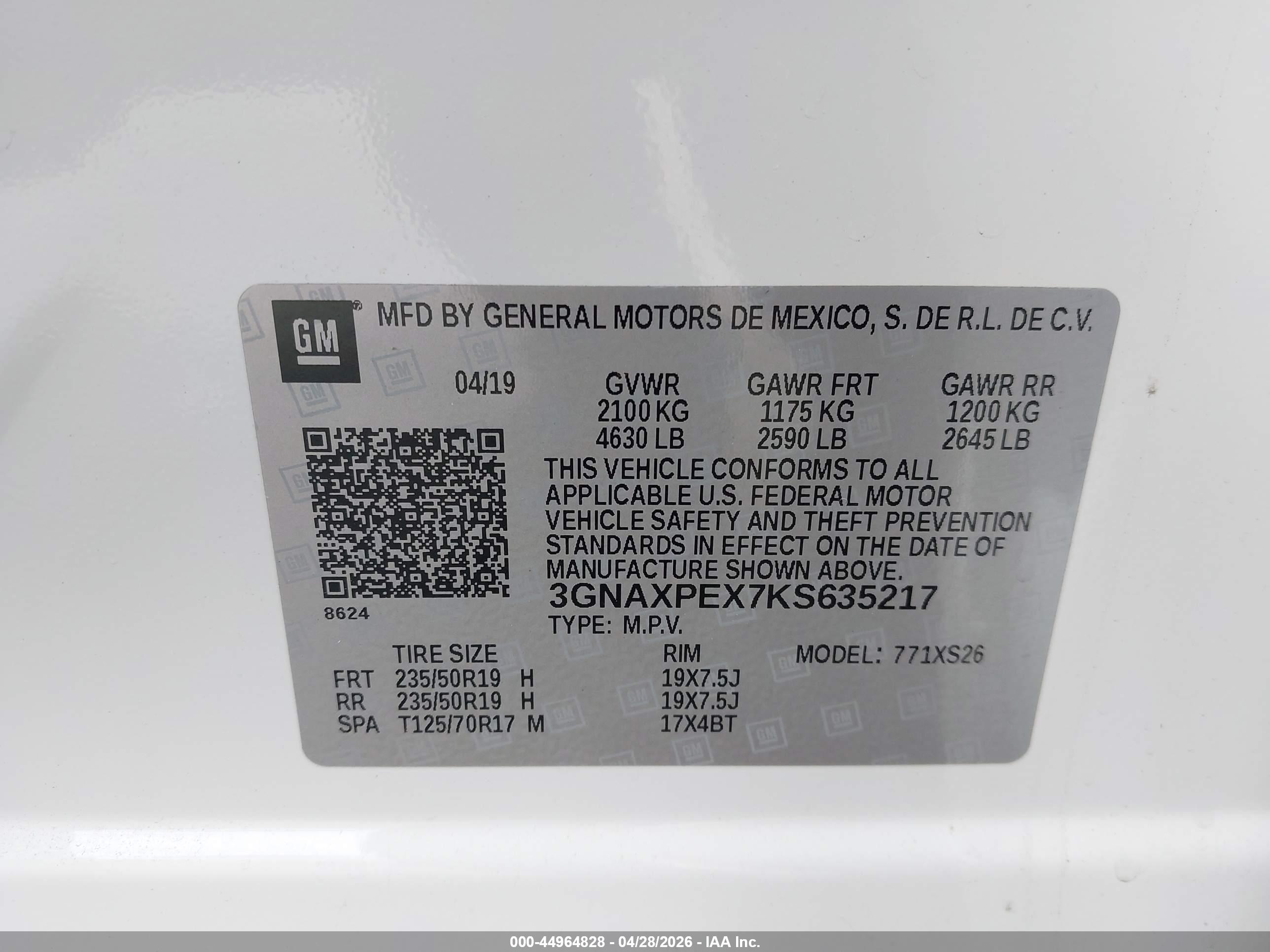 CHEVROLET EQUINOX image 9