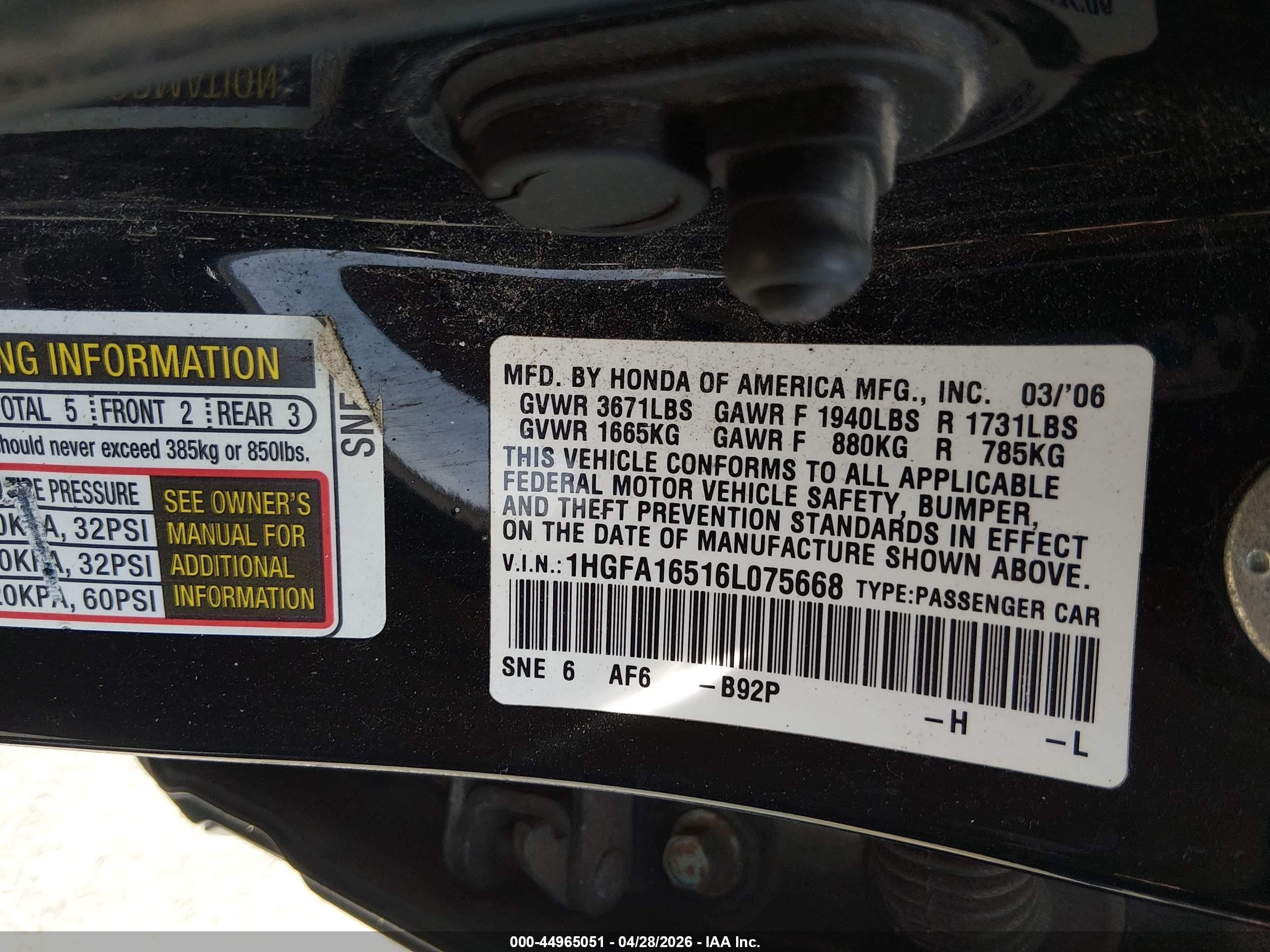 HONDA CIVIC image 9