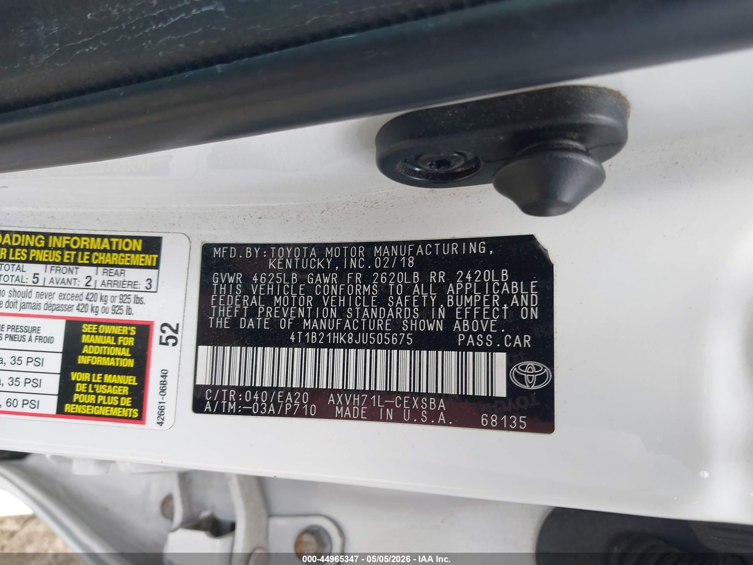 TOYOTA CAMRY image 9