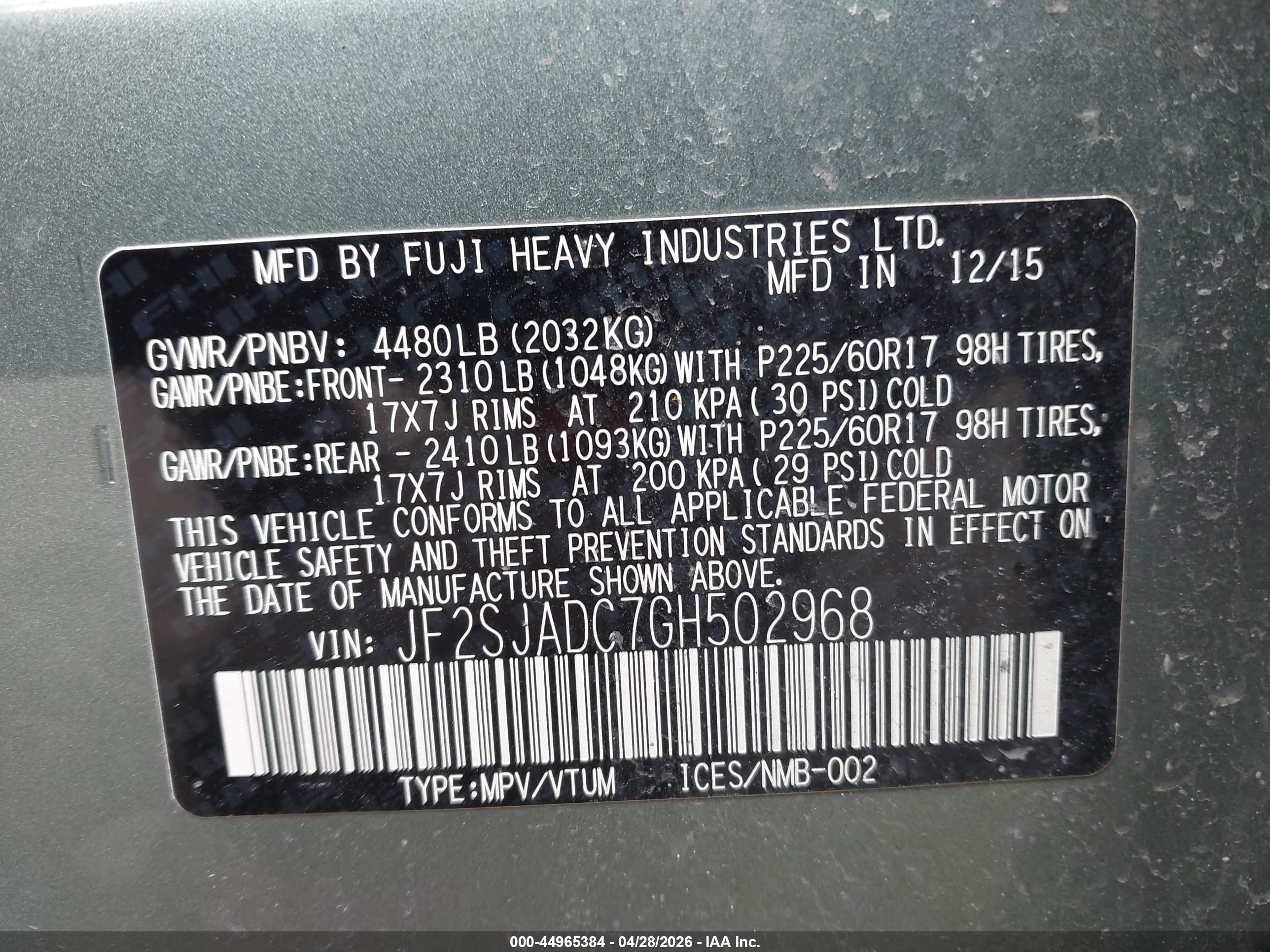 SUBARU FORESTER image 9