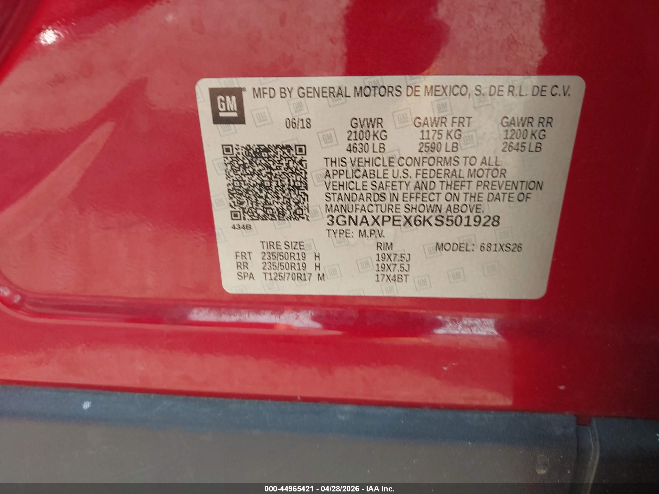 CHEVROLET EQUINOX image 9