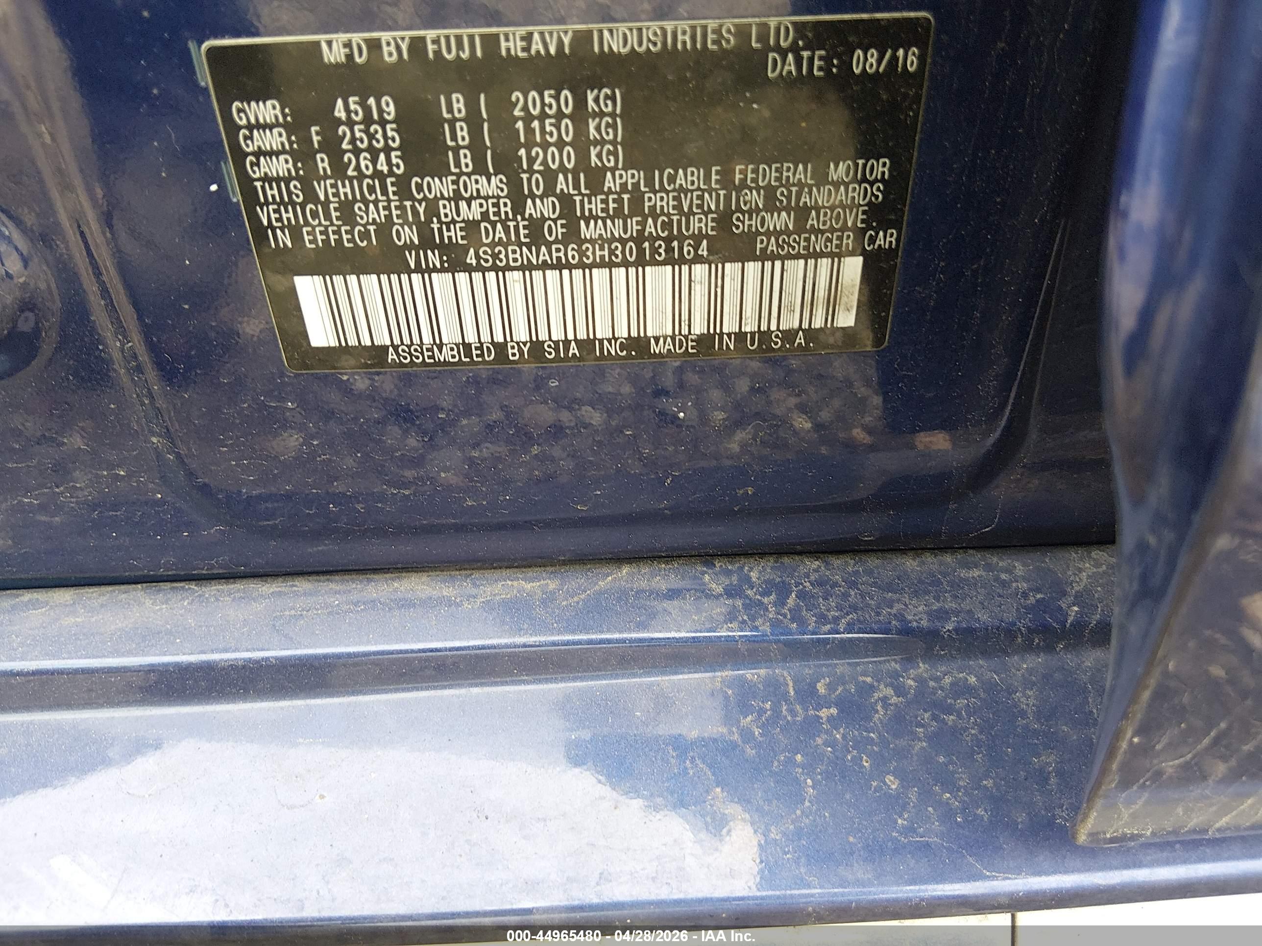 SUBARU LEGACY image 9