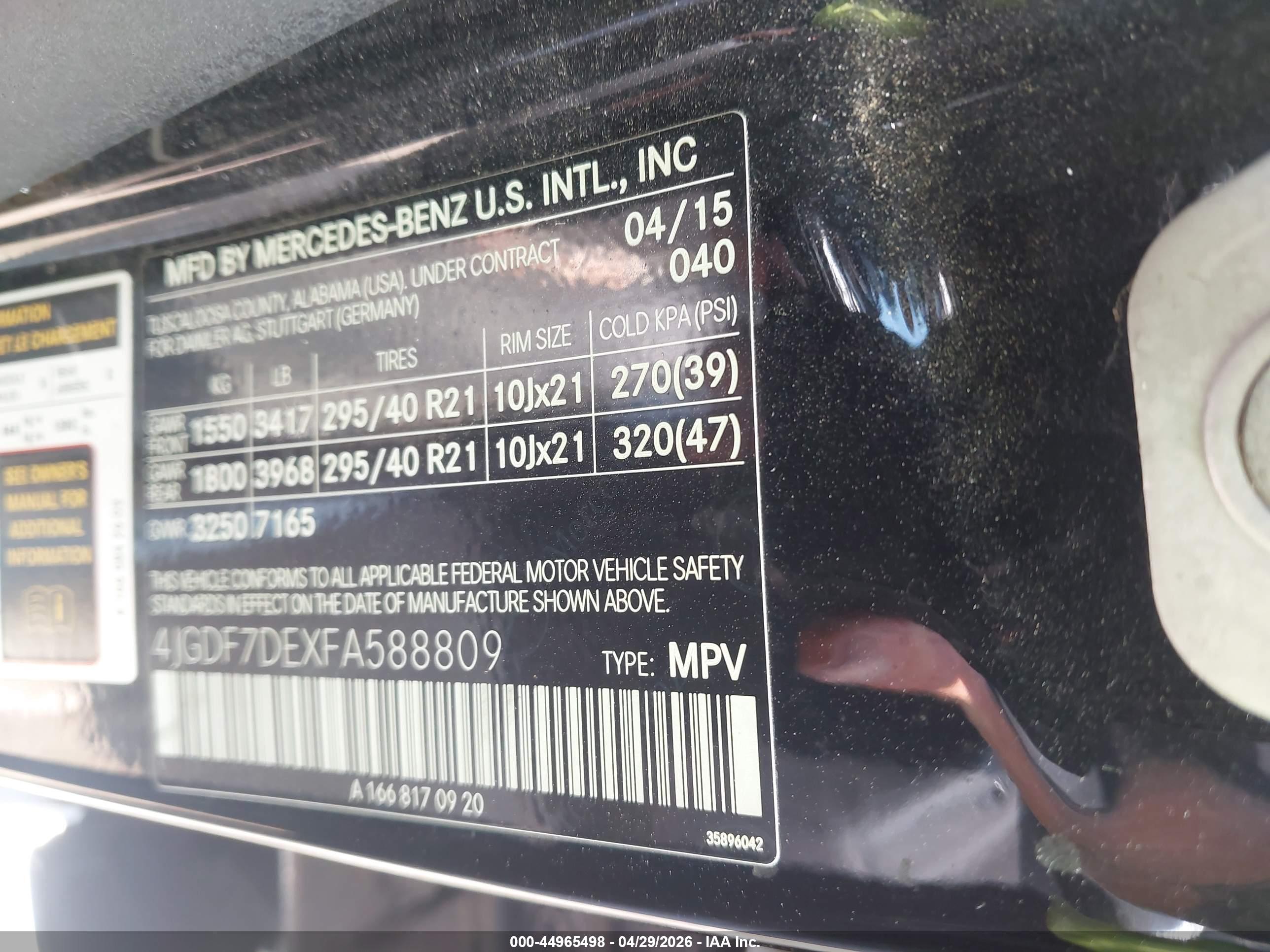 MERCEDES-BENZ GL image 9