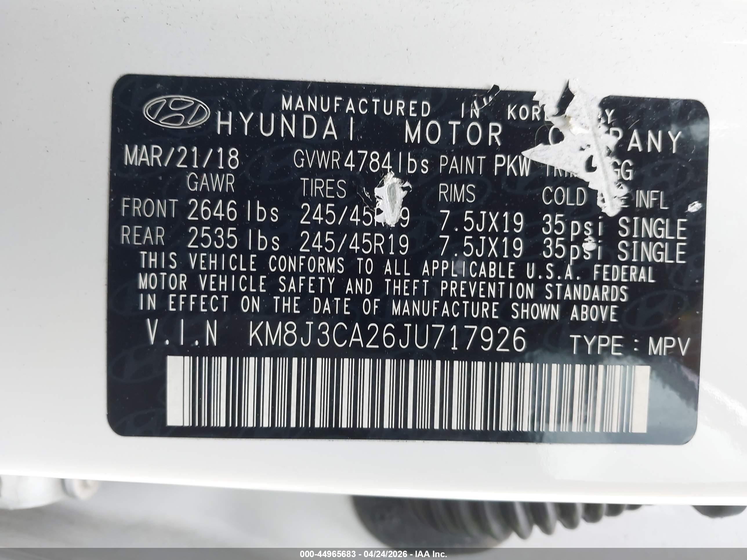 HYUNDAI TUCSON image 9