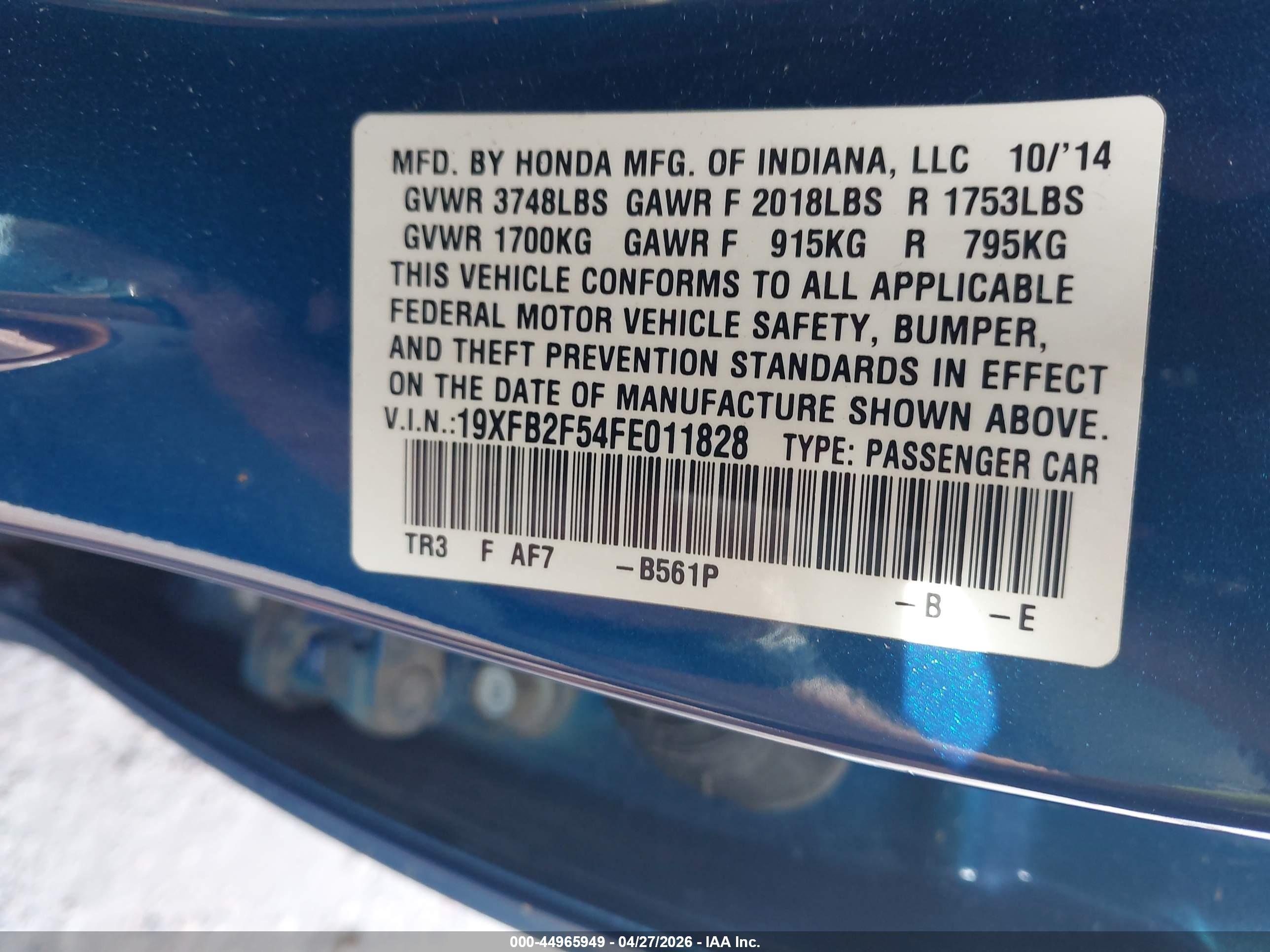 HONDA CIVIC image 9