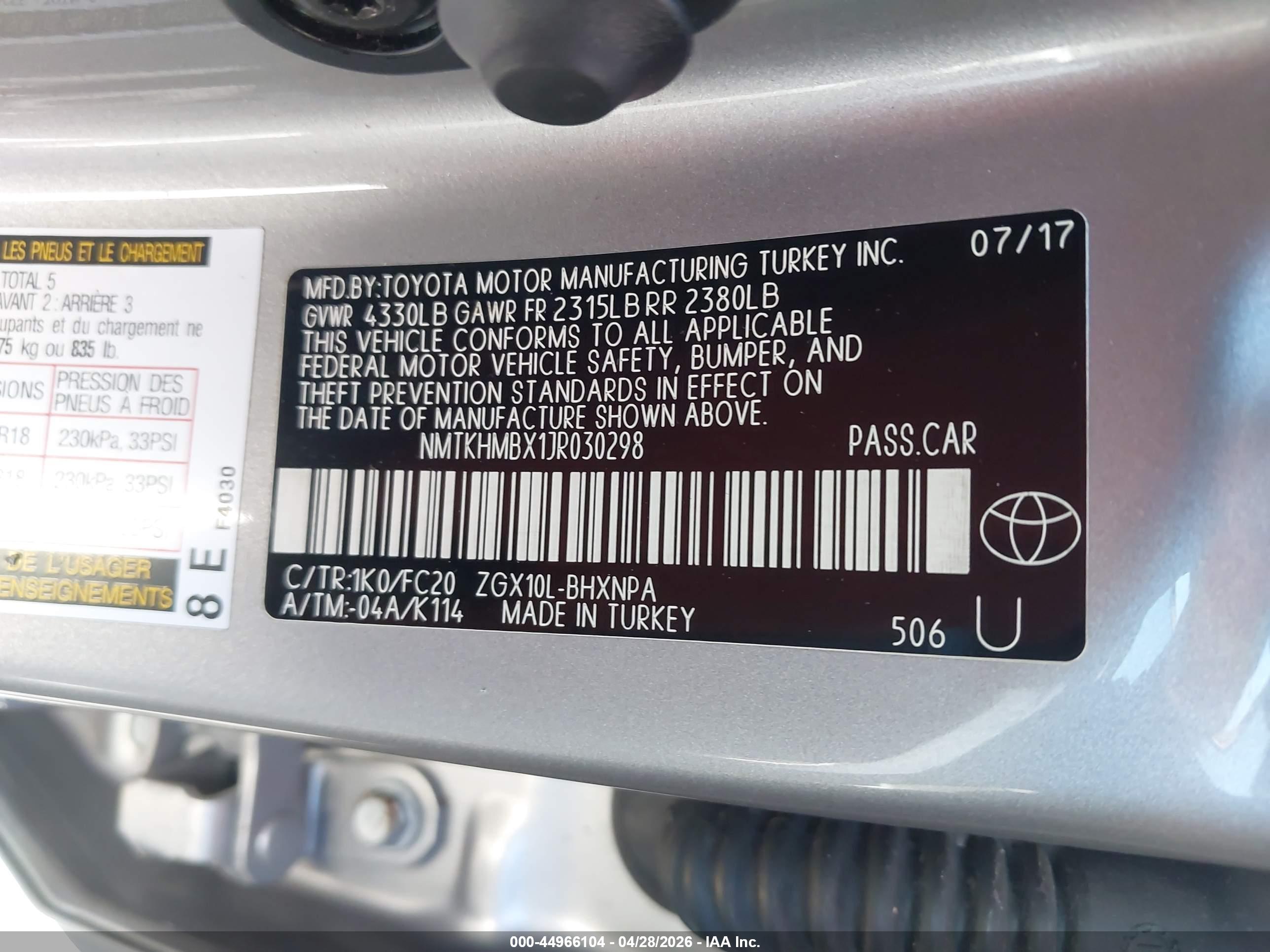 TOYOTA C-HR image 9