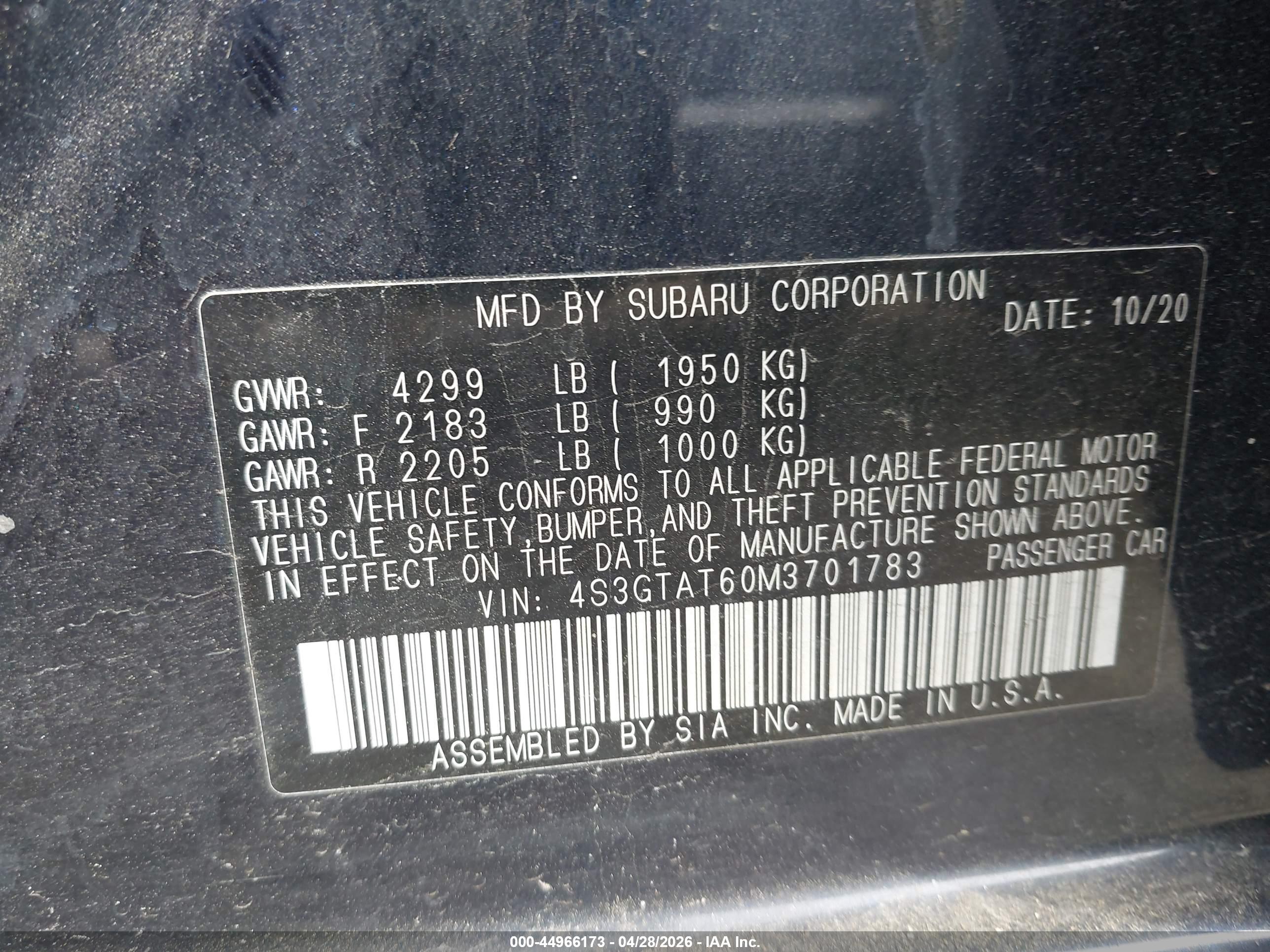 SUBARU IMPREZA image 9