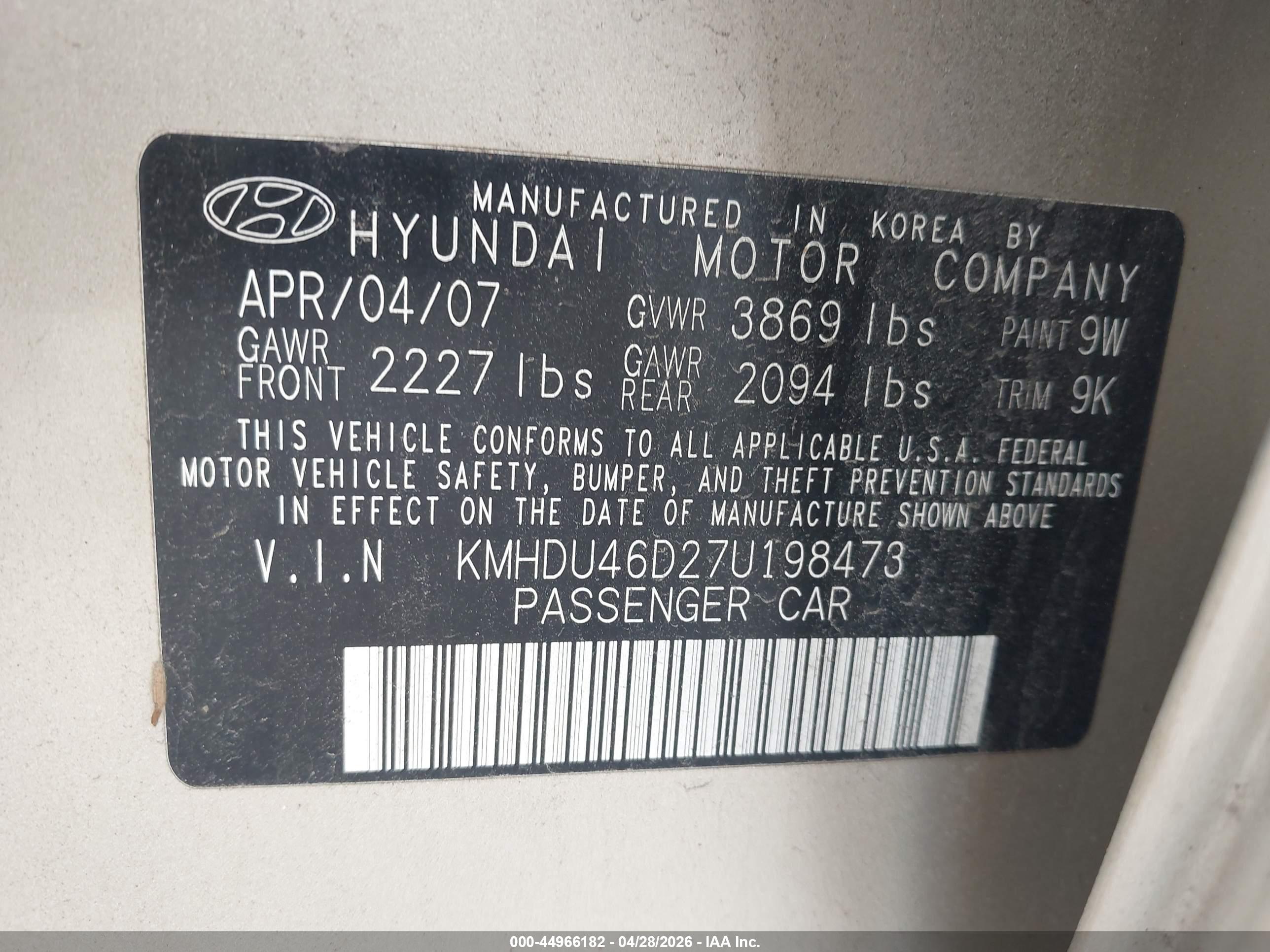 HYUNDAI ELANTRA image 9