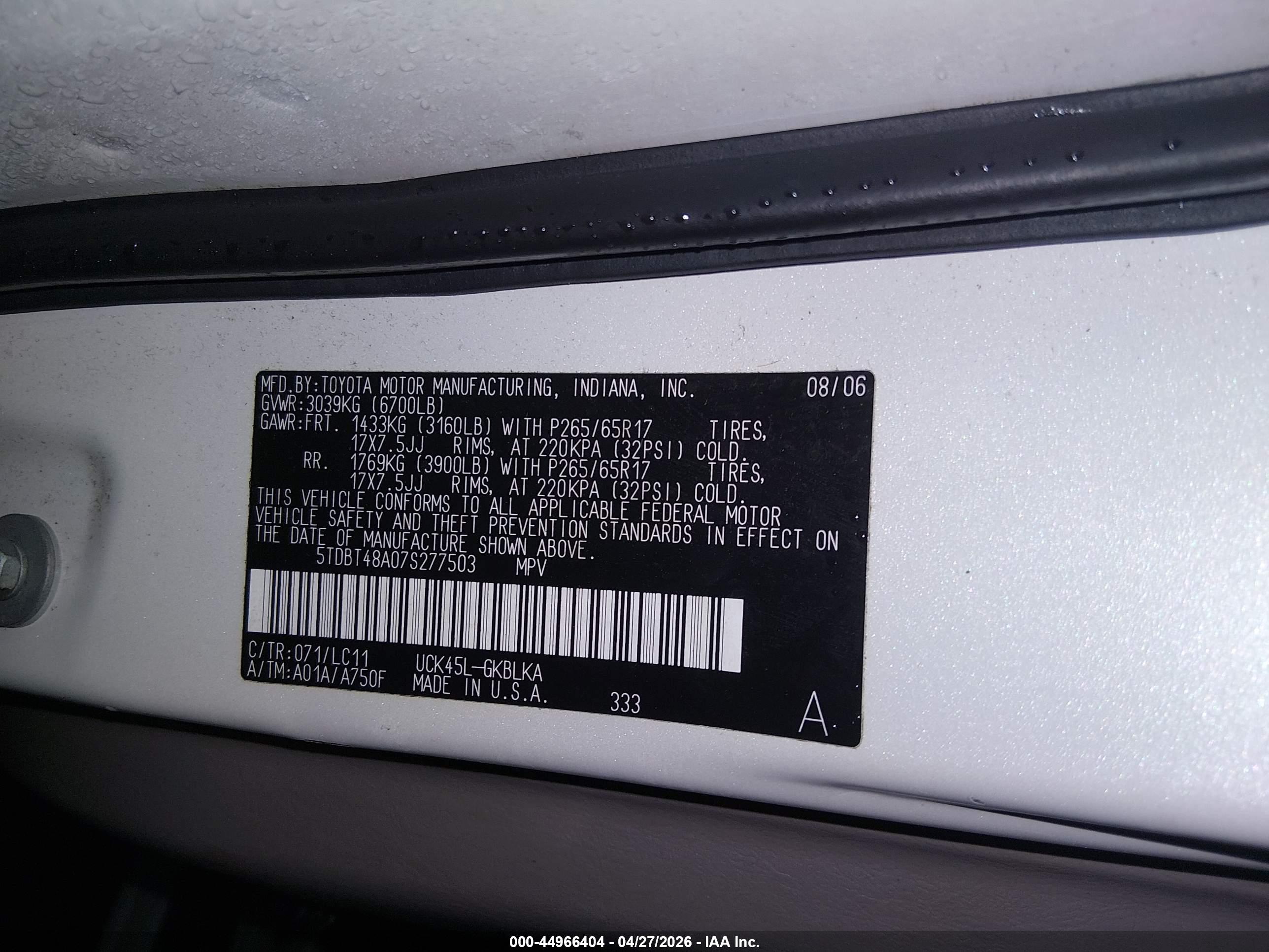 TOYOTA SEQUOIA image 9
