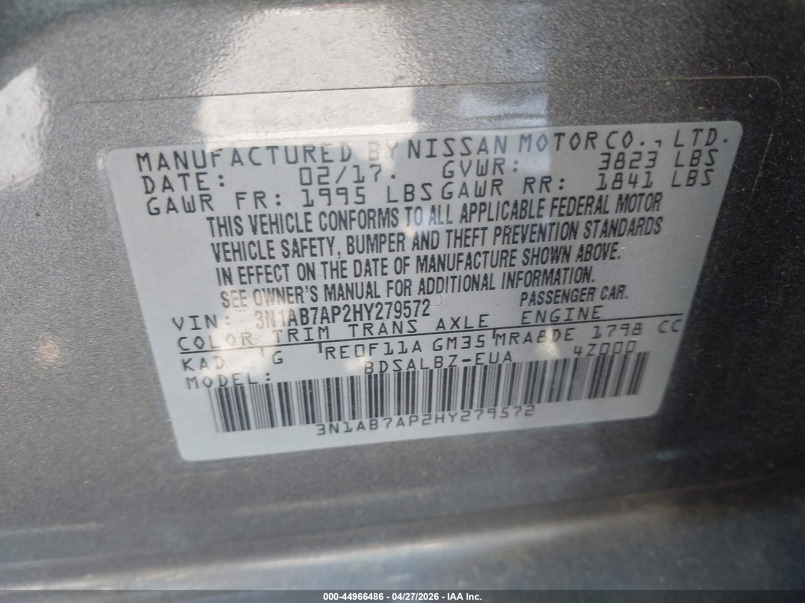 NISSAN SENTRA image 9