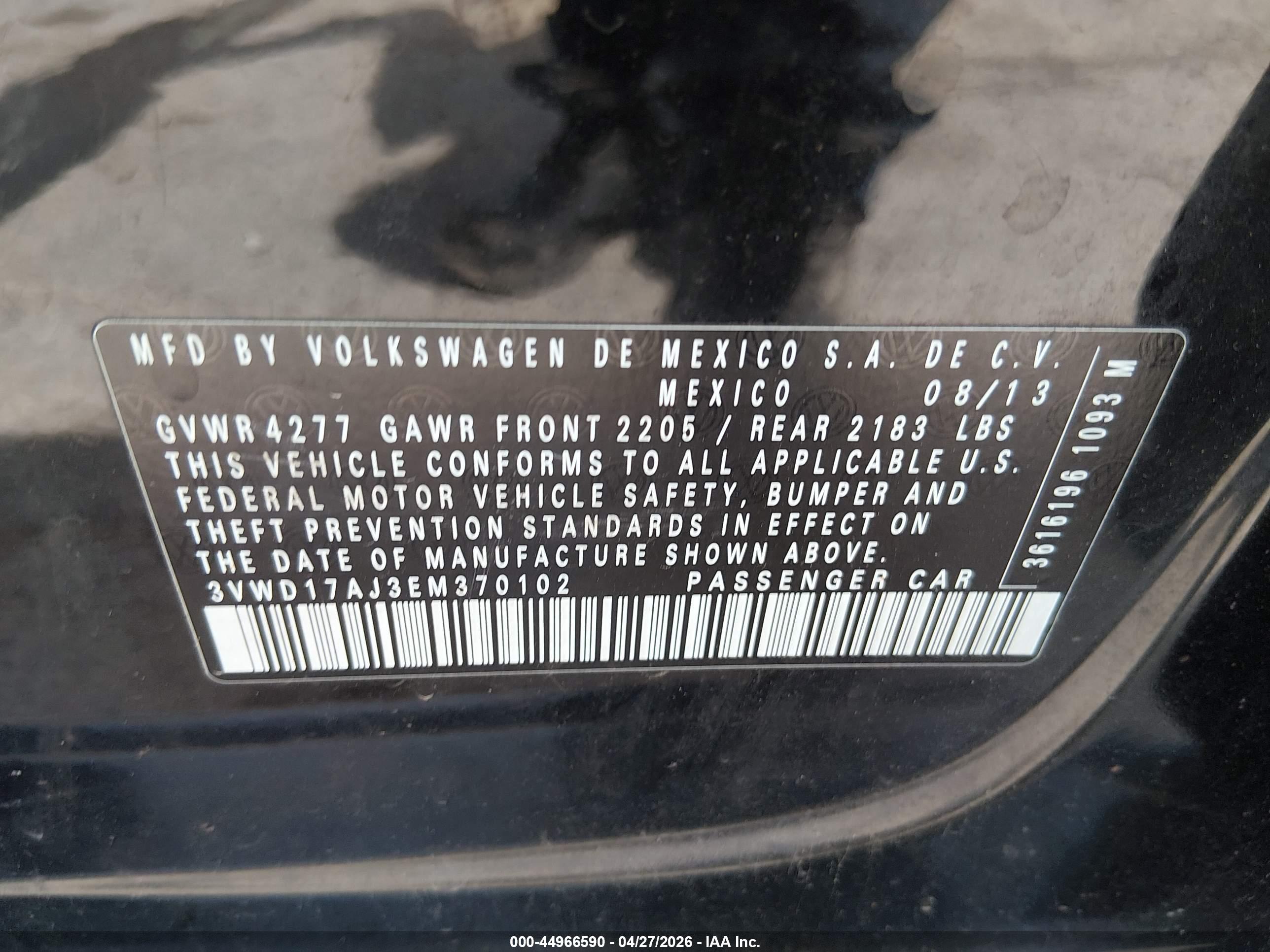 VOLKSWAGEN JETTA image 9